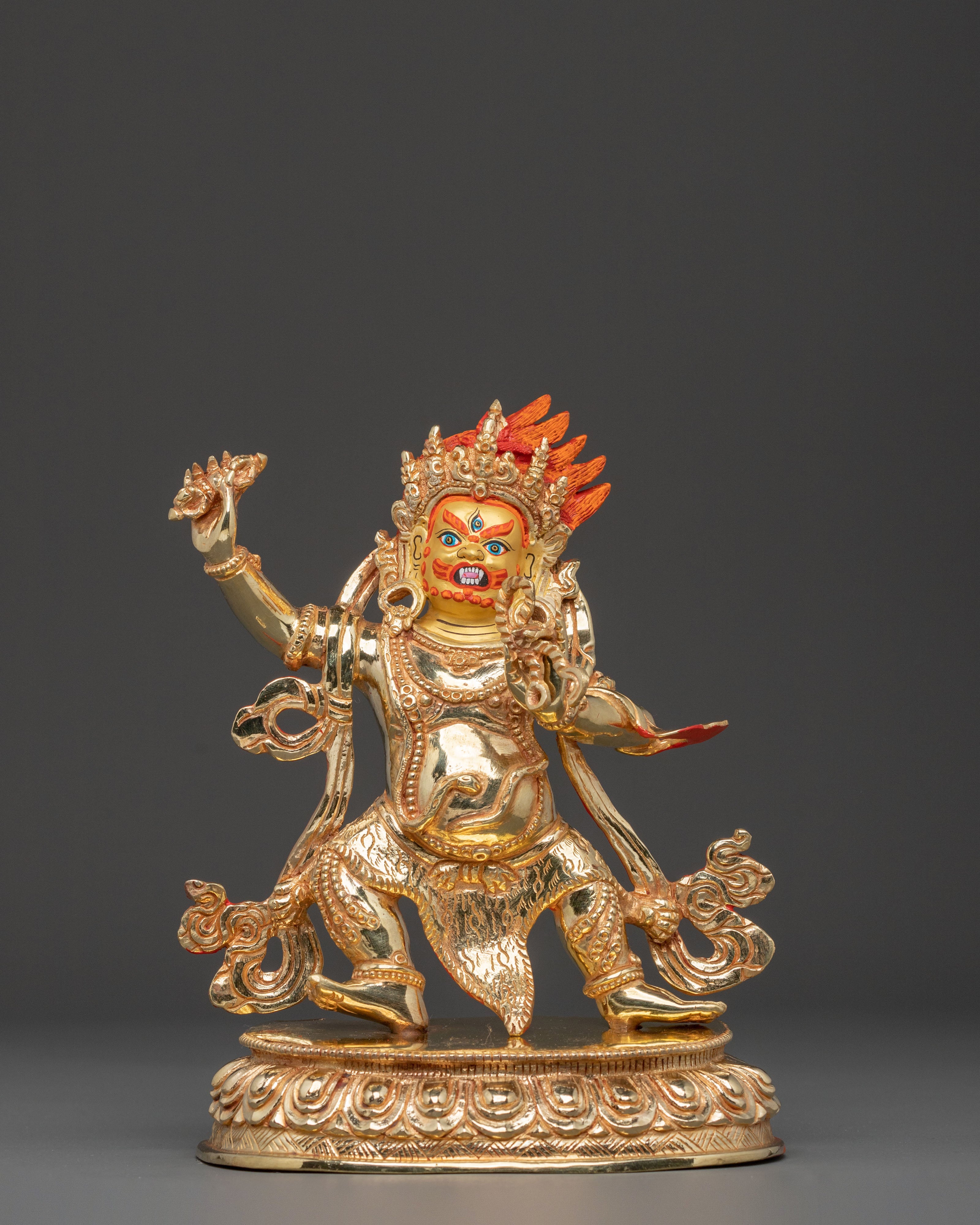 Handcrafted Vajrapani Sculpture | Wrathful Protector