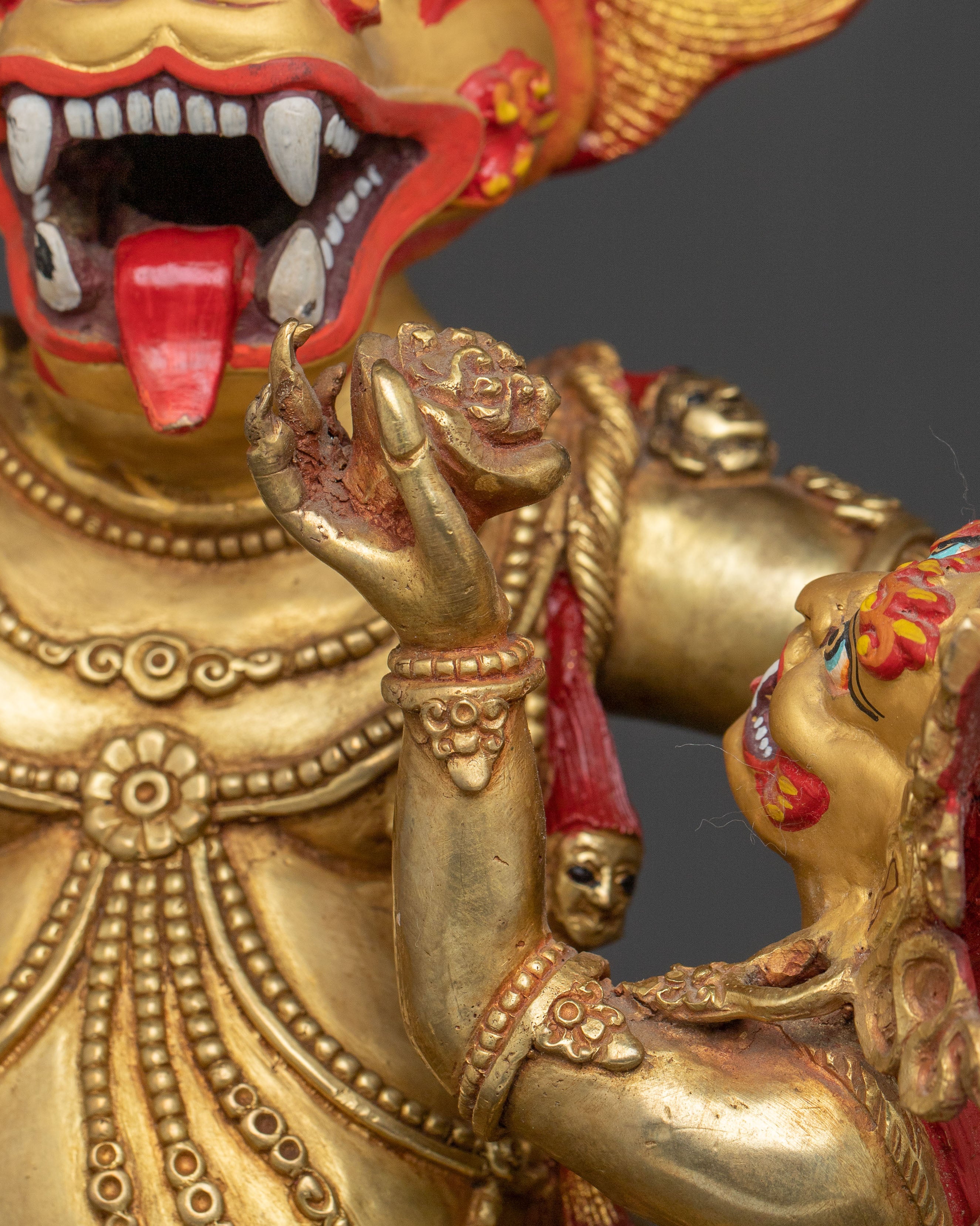 Yama Dharmaraja Fierce Wisdom Statue | Wrathful Deity