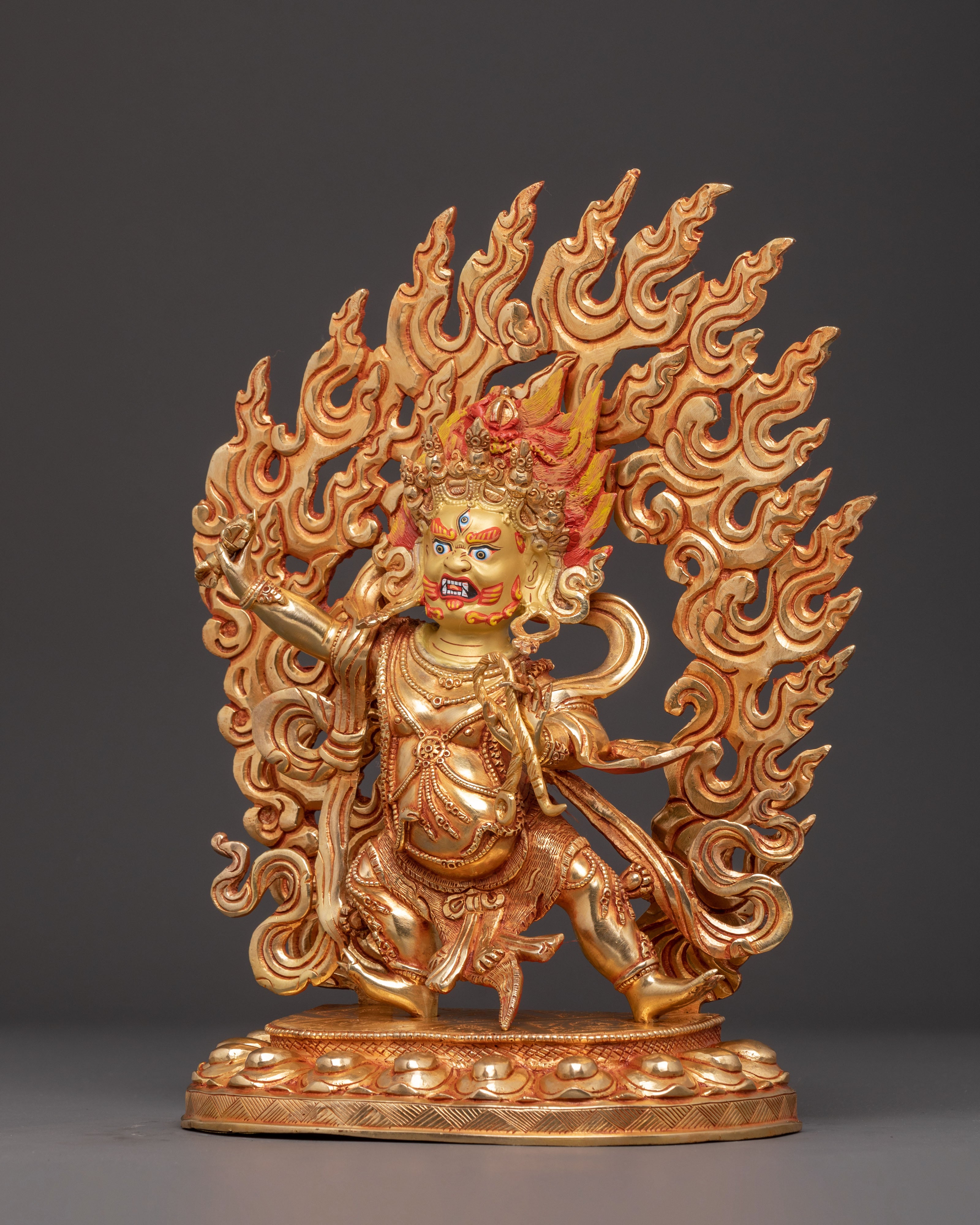Handmade Vajrapani Statue: Bodhisattva of Protection