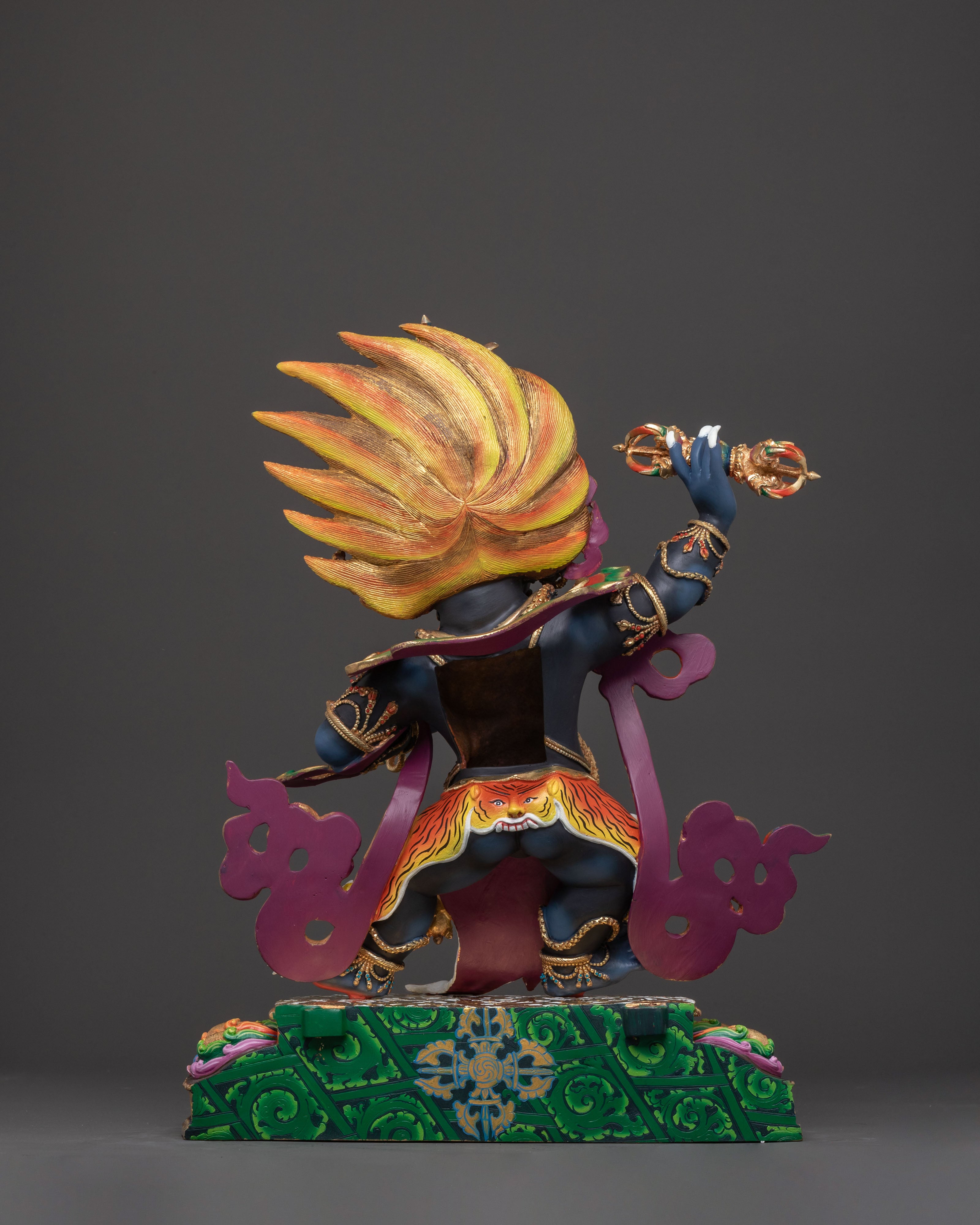 Handcrafted Copper Vajrapani Statue – Exquisite Nepalese Artistry