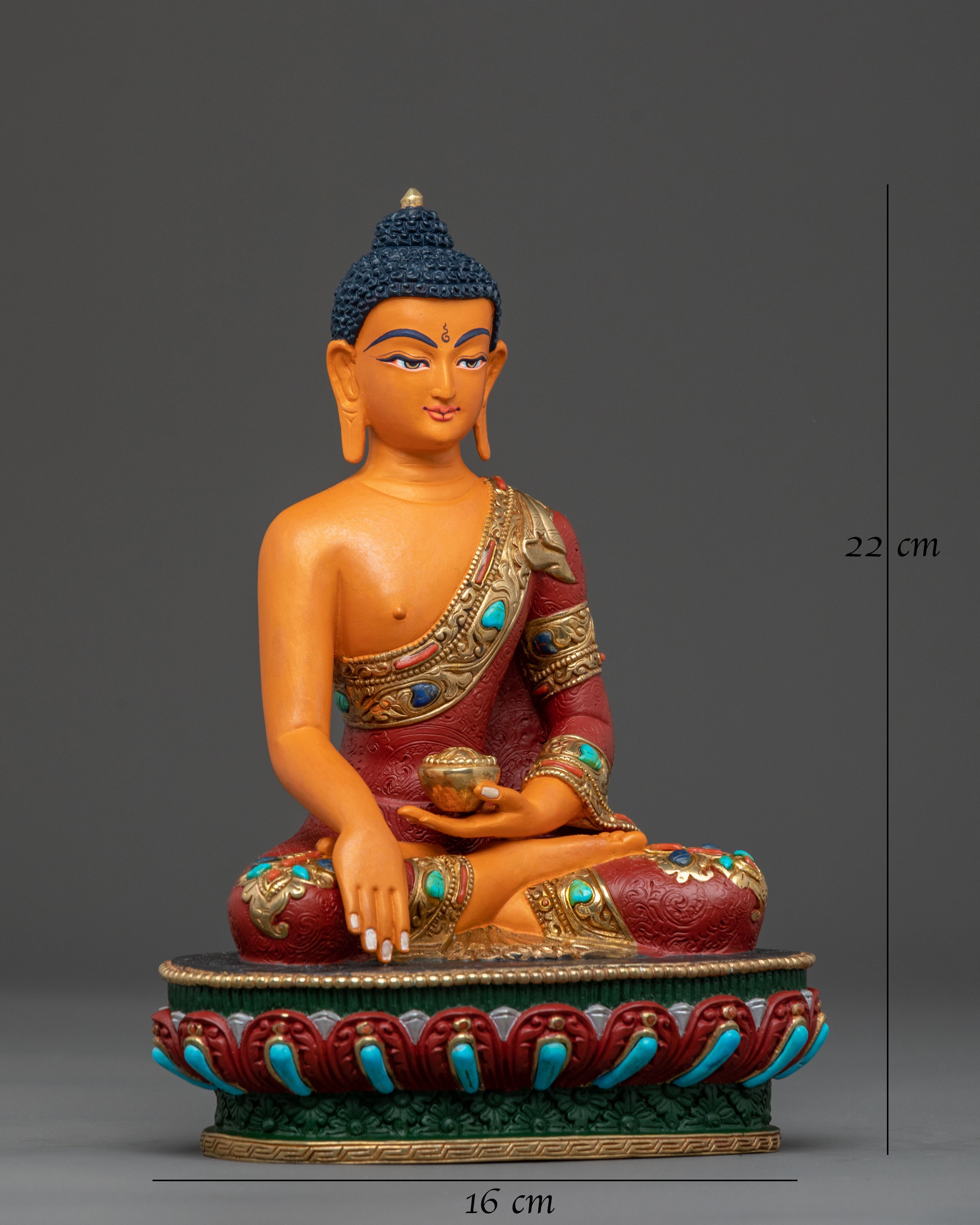 Shakyamuni Buddha Traditional Statue: Meditative Grace