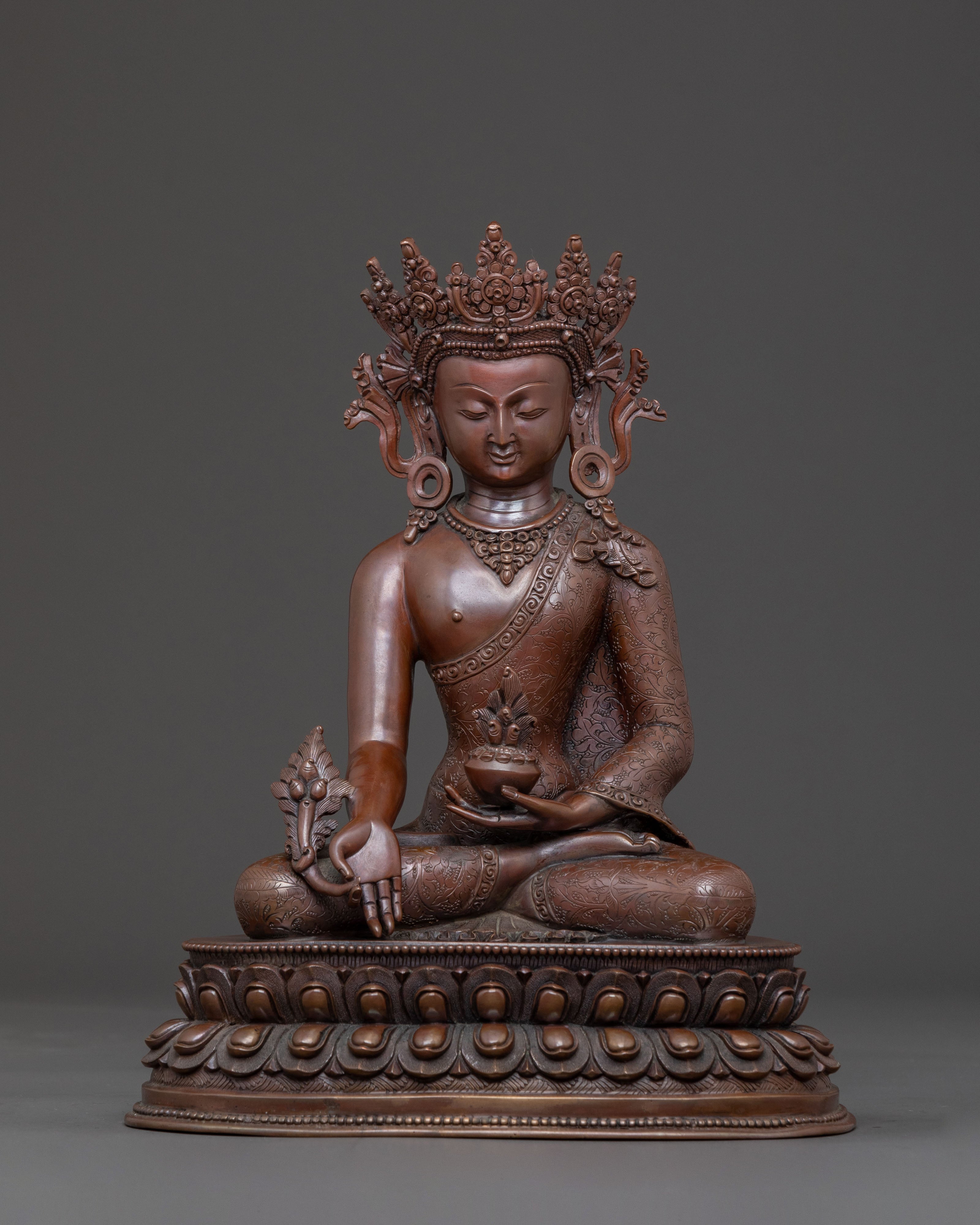 Crown Medicine Buddha Statue