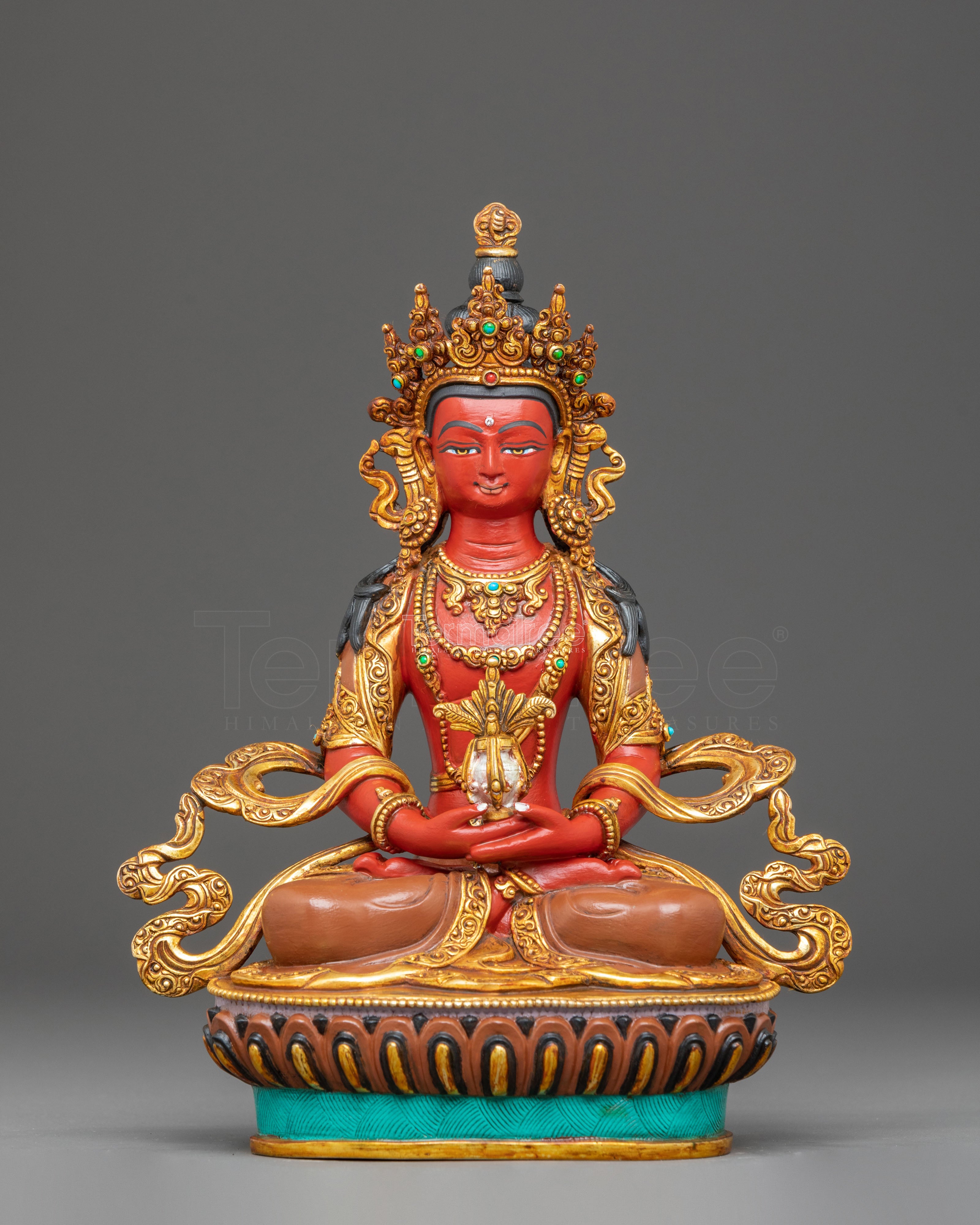 Red Statue of Amitayus 