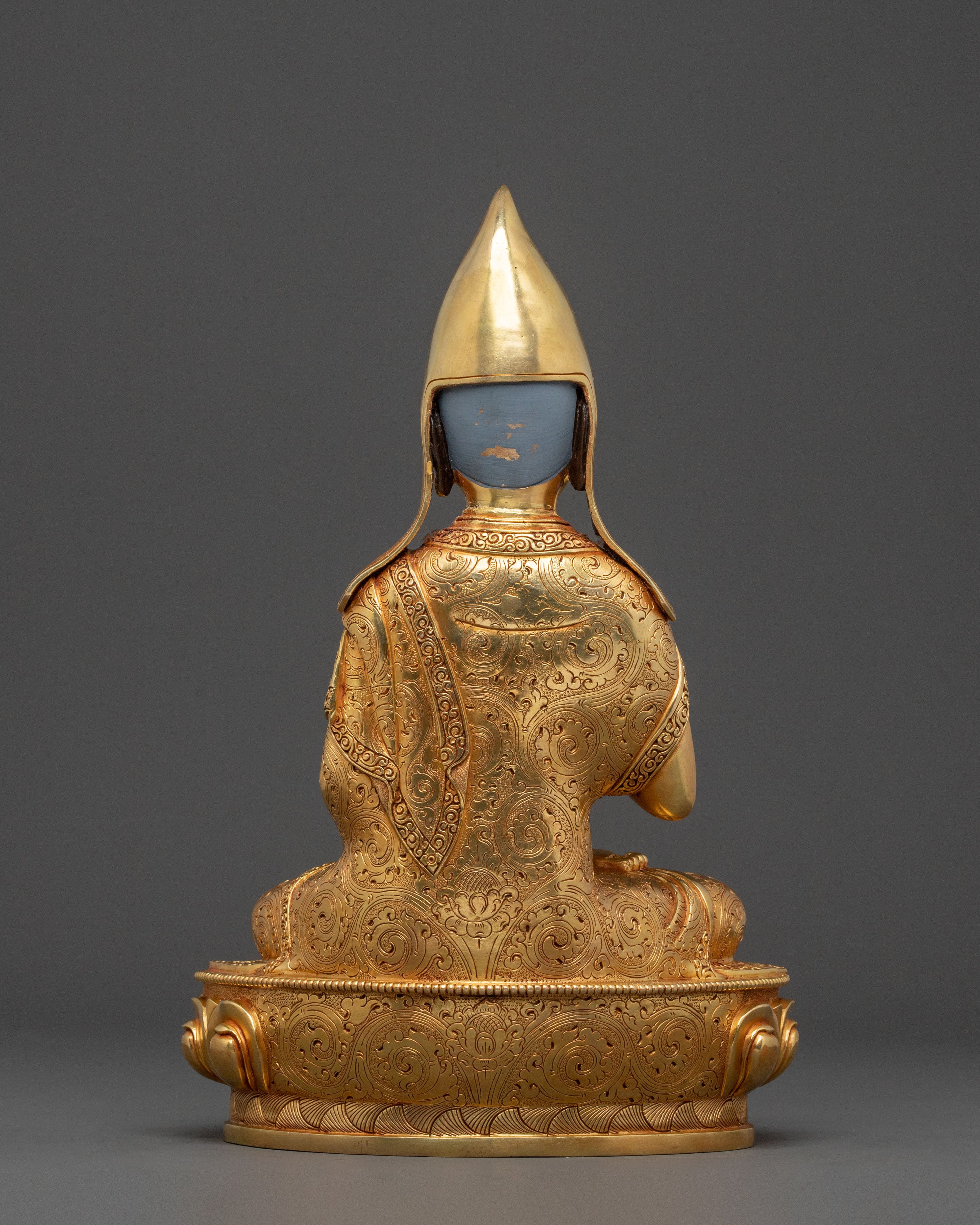 Tsongkhapa Disciples Meditating Statue | Spiritual Protection