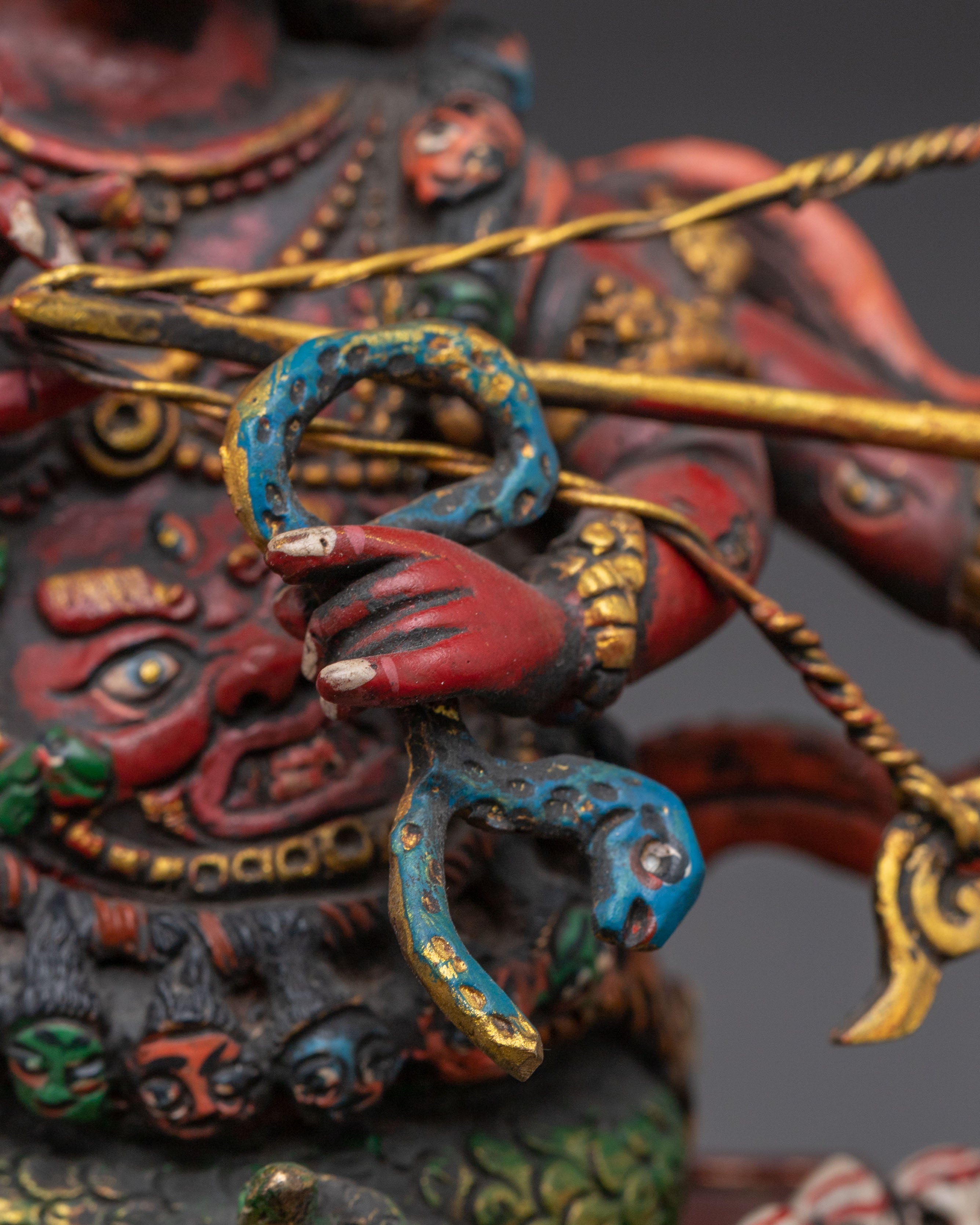 Statue of Rahula: Guardian of Dharma | Tibetan Buddhism Artwork