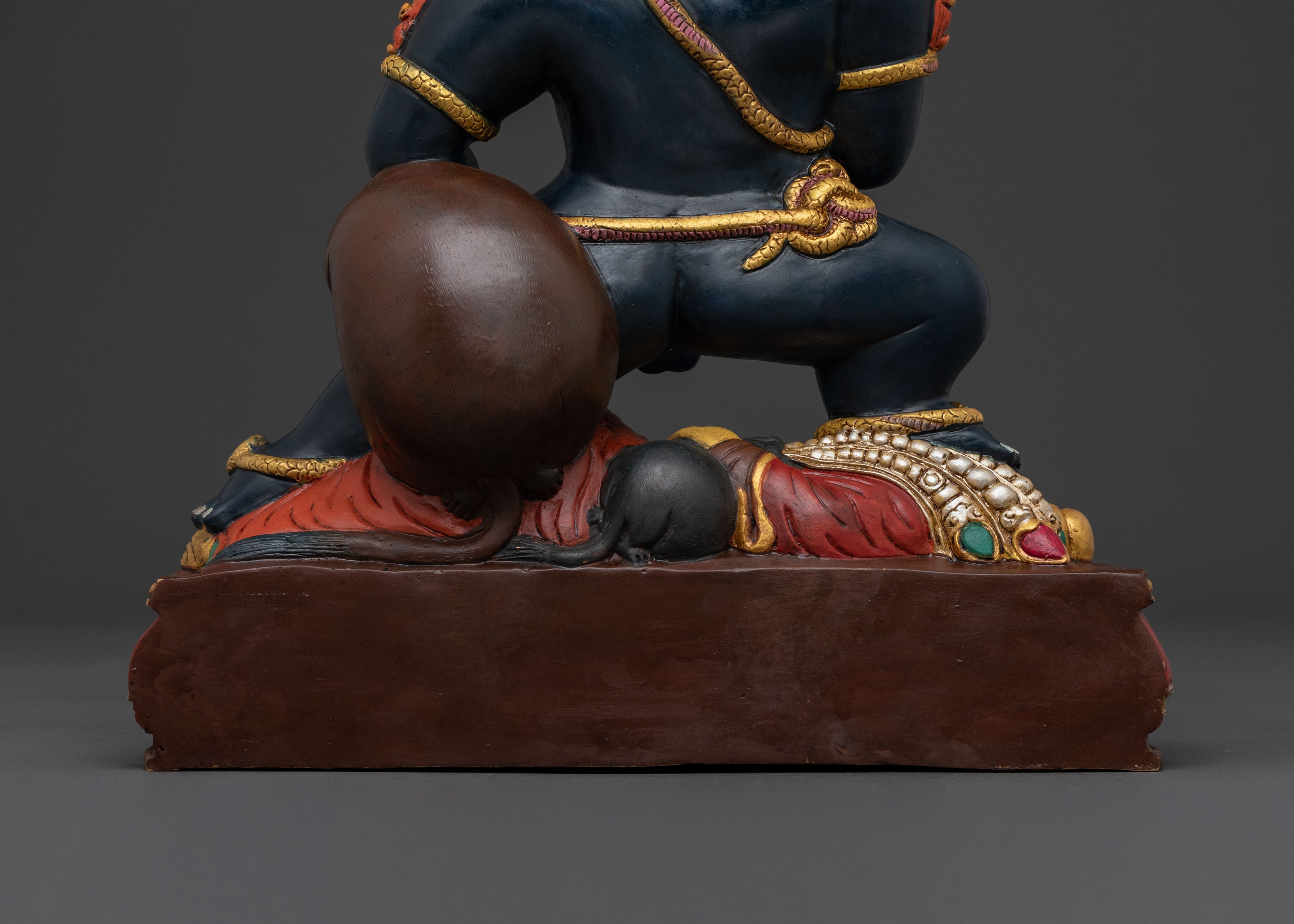 Black Dzambhala Tantric Statue | Wealth Deity