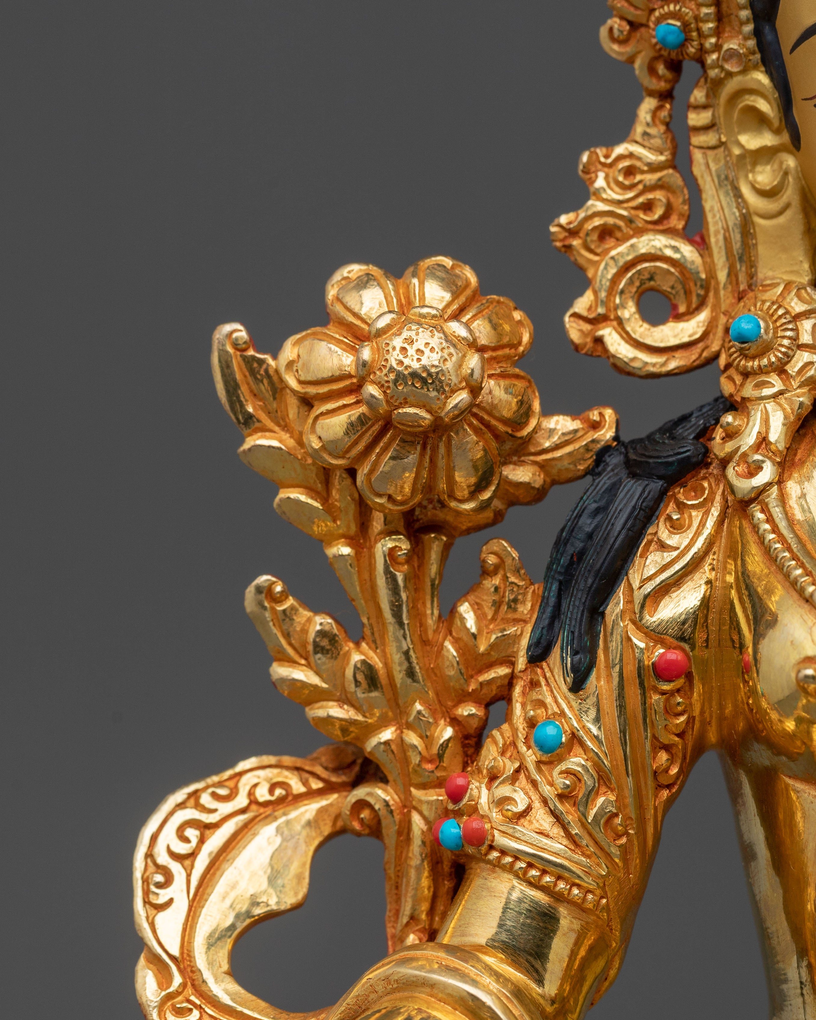 Green Tara Sculpture | Tibetan Buddhism Goddess