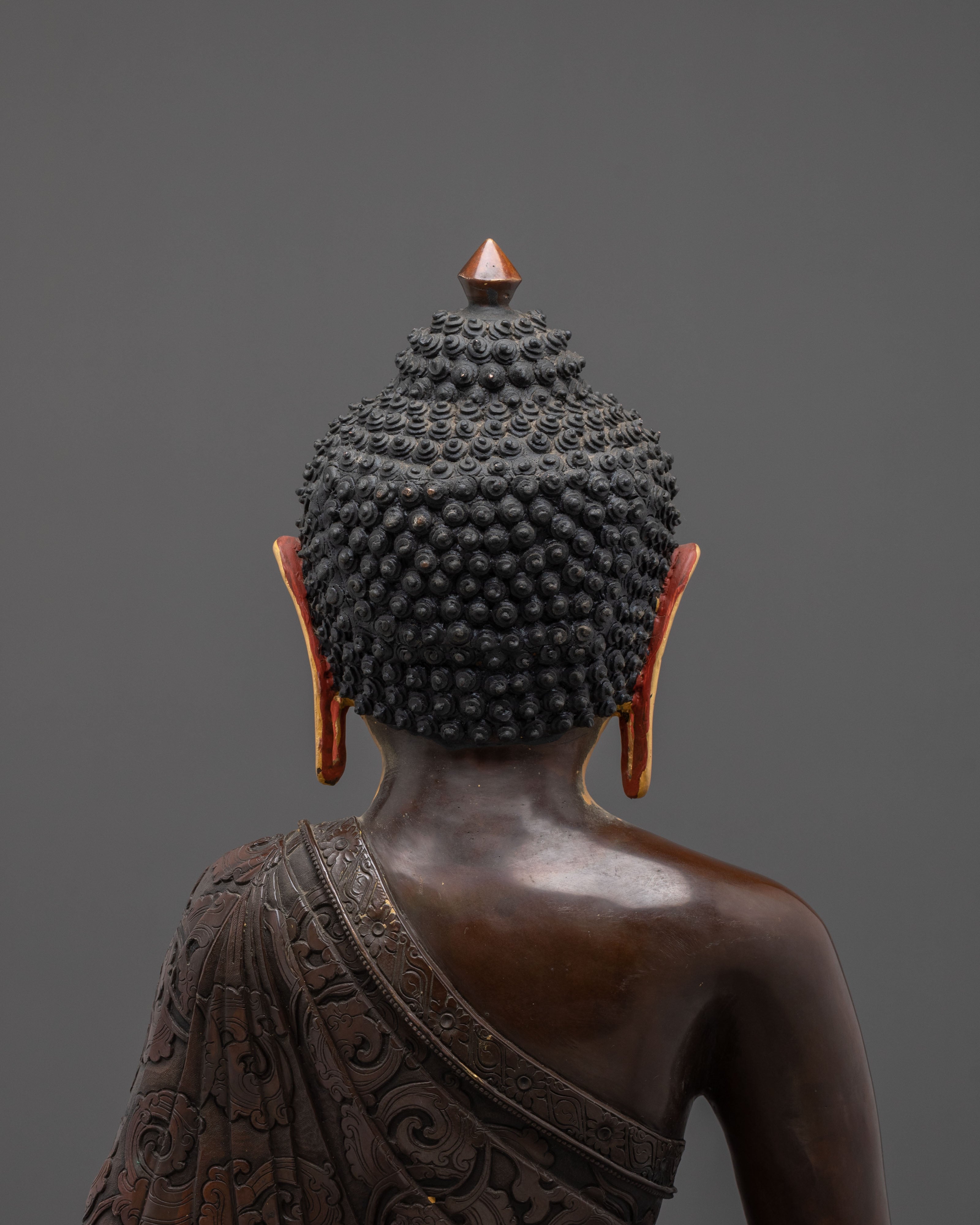 Amitabha Buddha Figurine | Oxidized Copper Statue