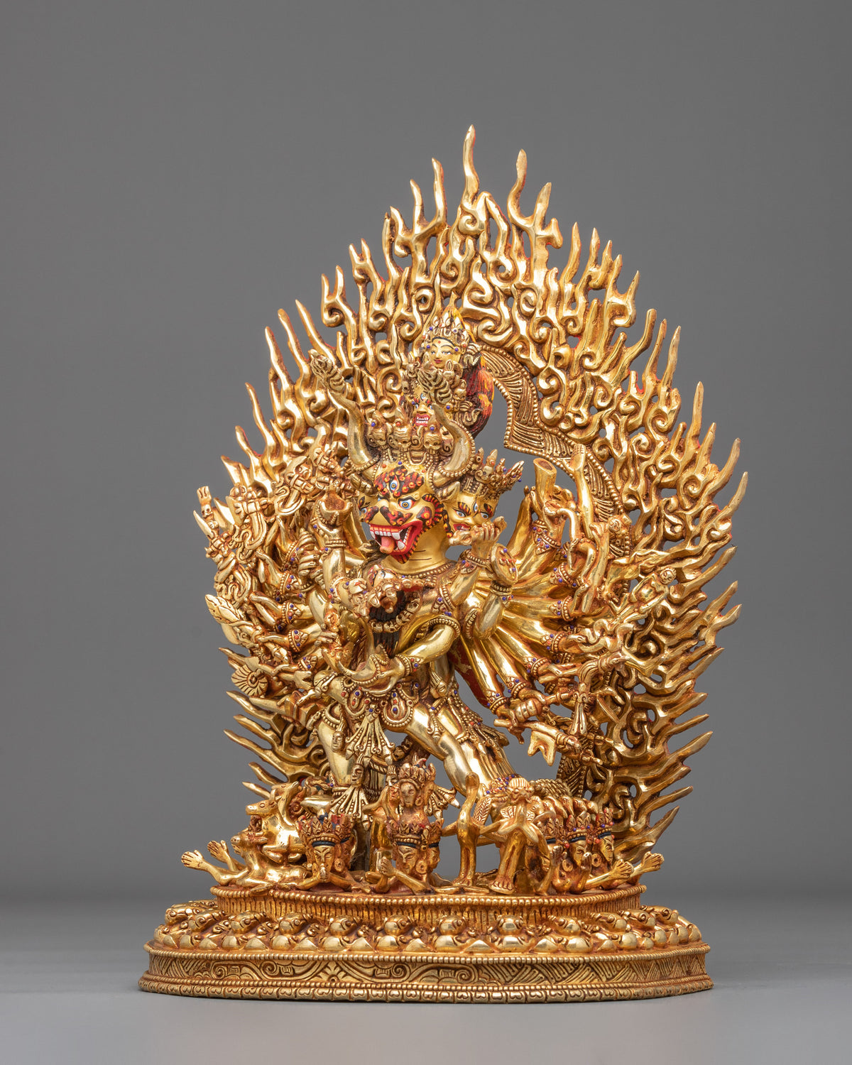 Dharma Protector Yamantaka Statue | Wrathful Conqueror of Death