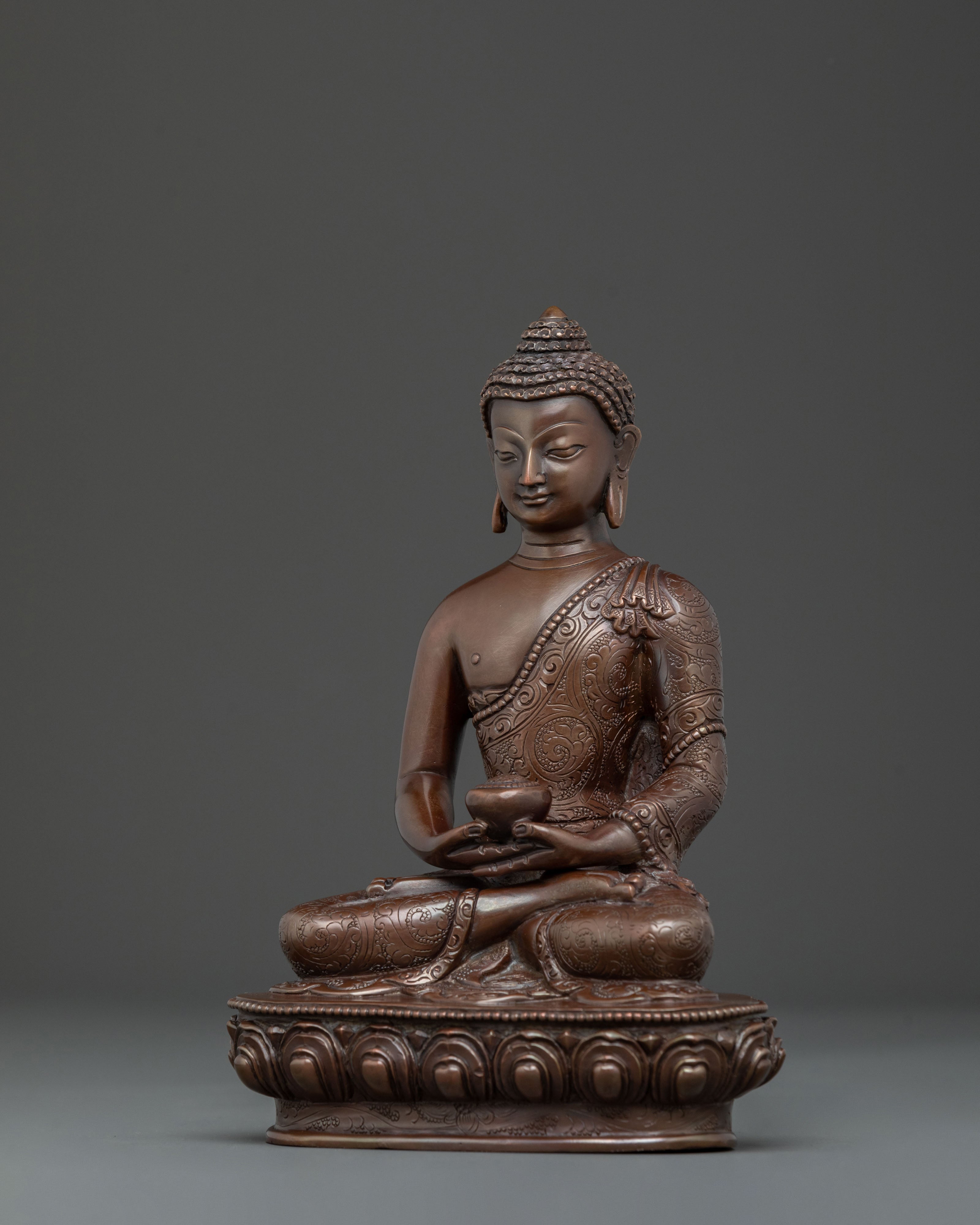 Traditional Statue of Amitabha Buddha | Buddhist Altar Decor