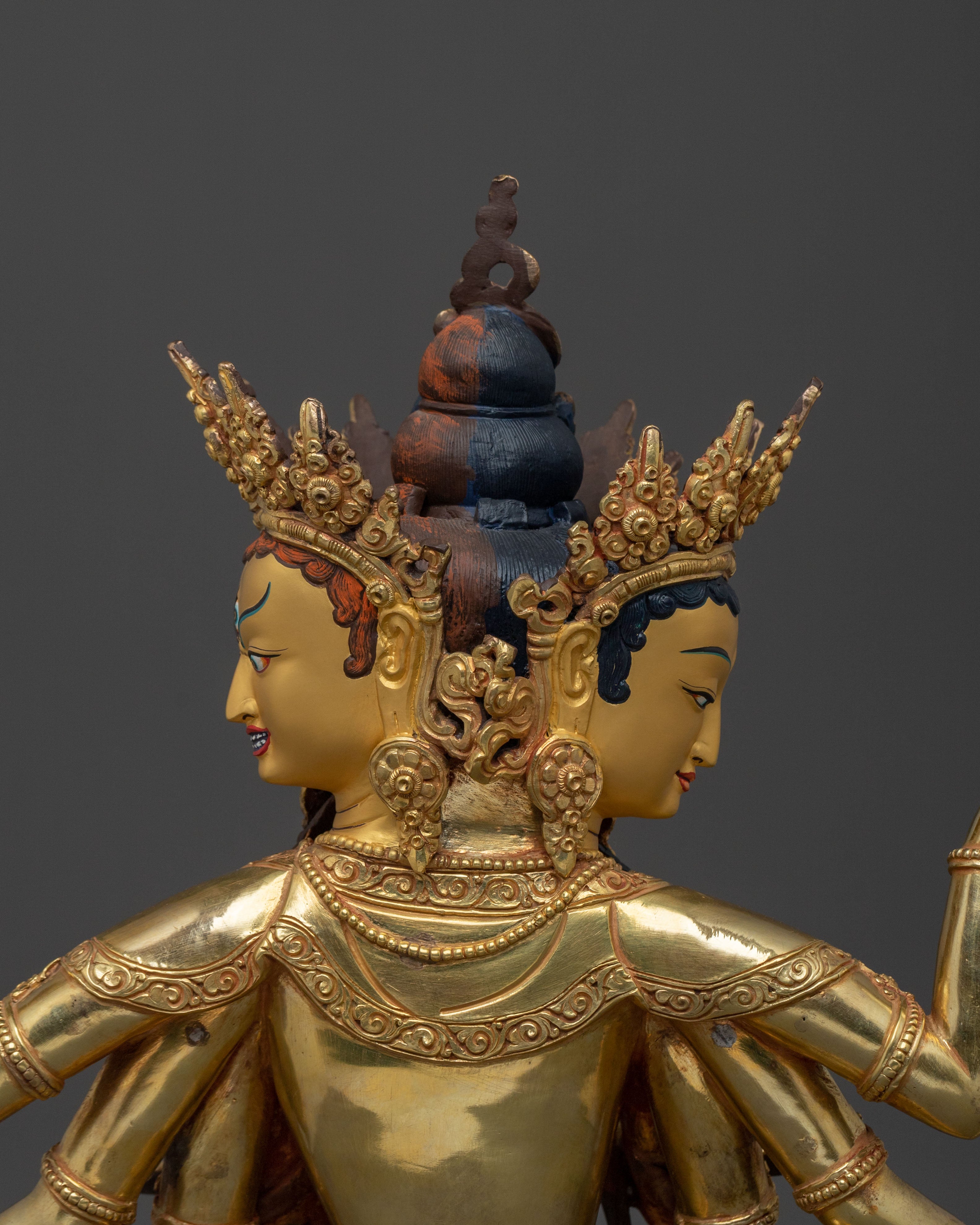 Namgyalma Buddhist Deity Statue | 24K Gold Gilded Sacred Sculpture