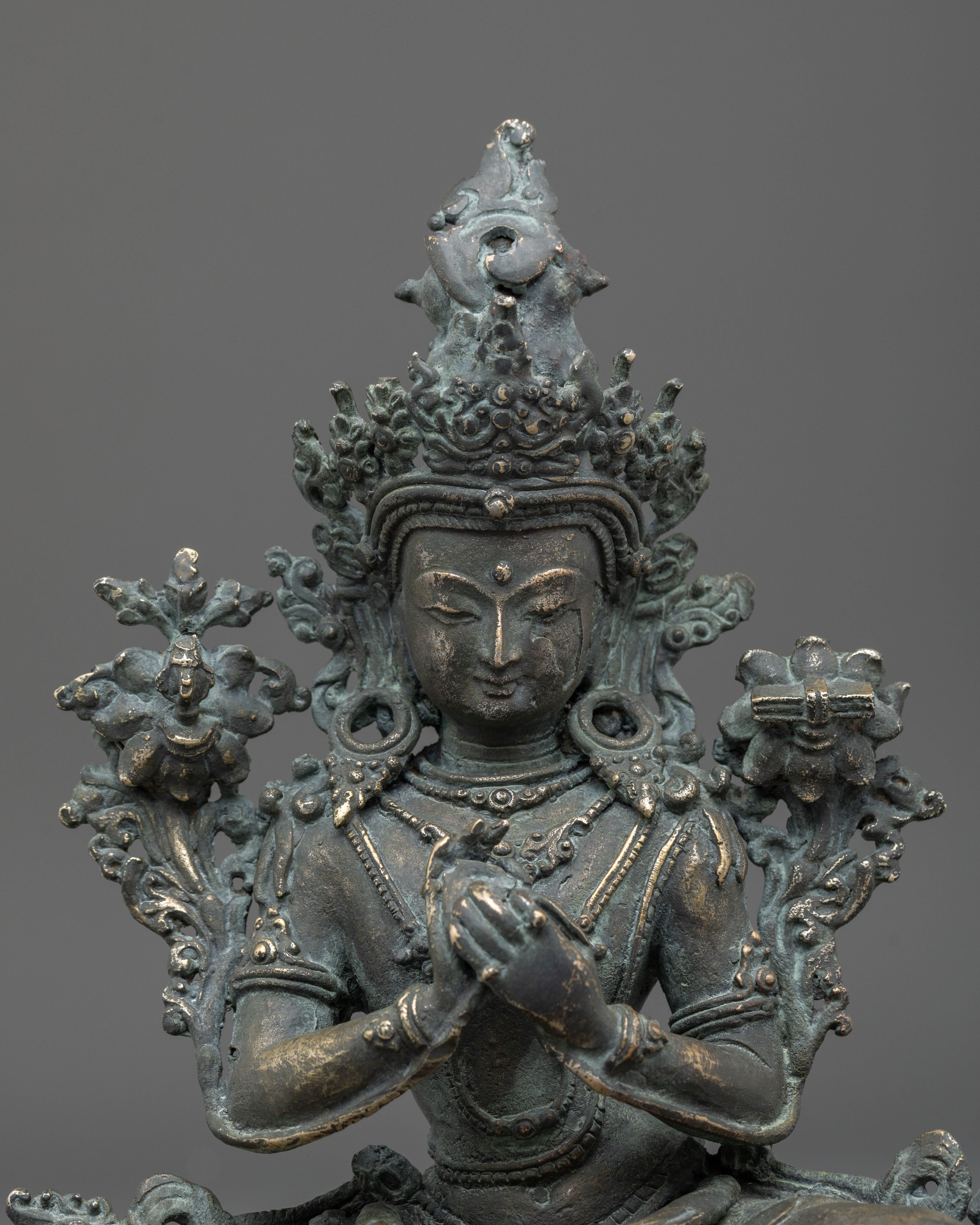 Tikshna Manjushri Copper Statue | Buddhist Altar Decor