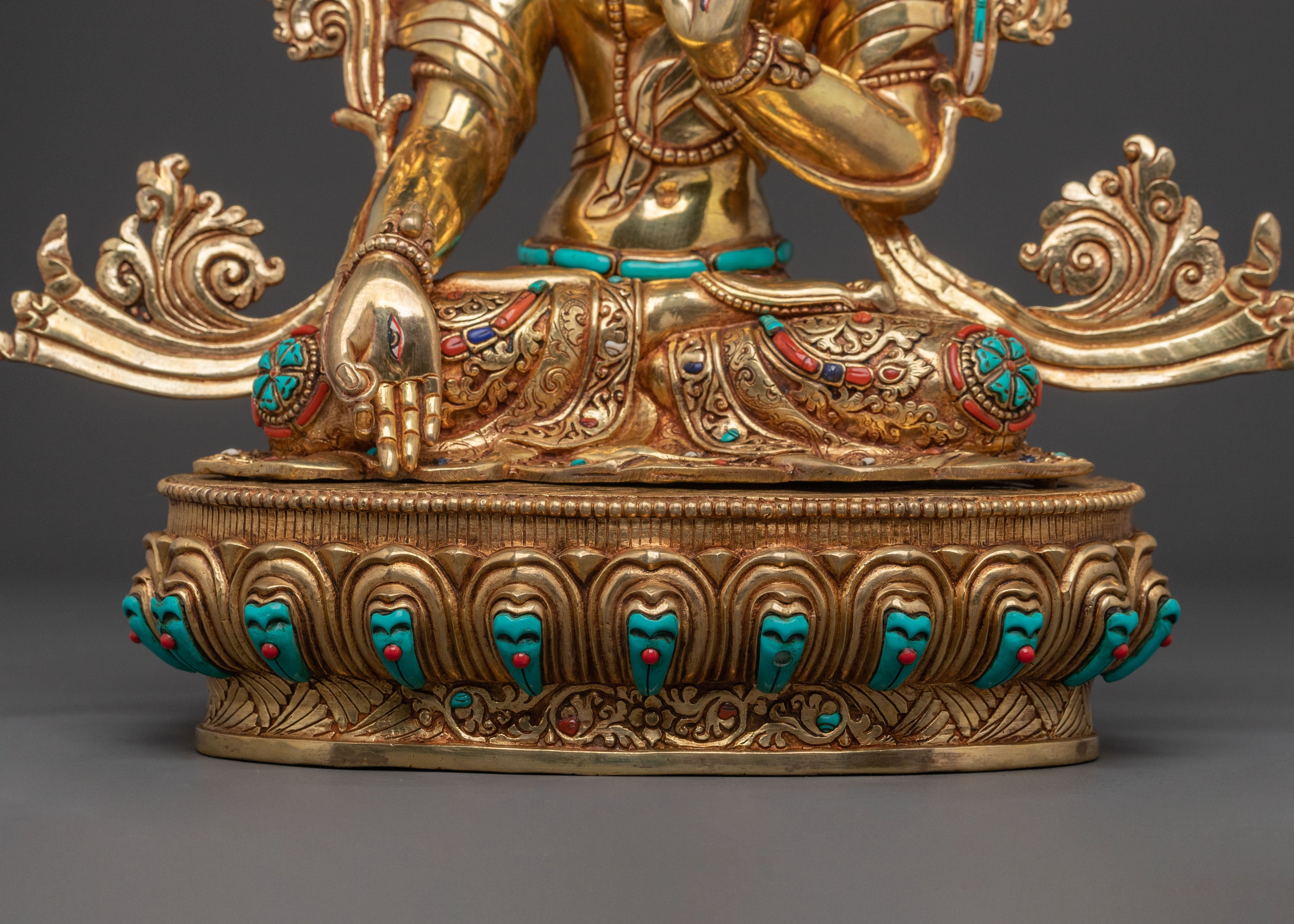 White Tara Statue | Himalayan Buddhist Figurine