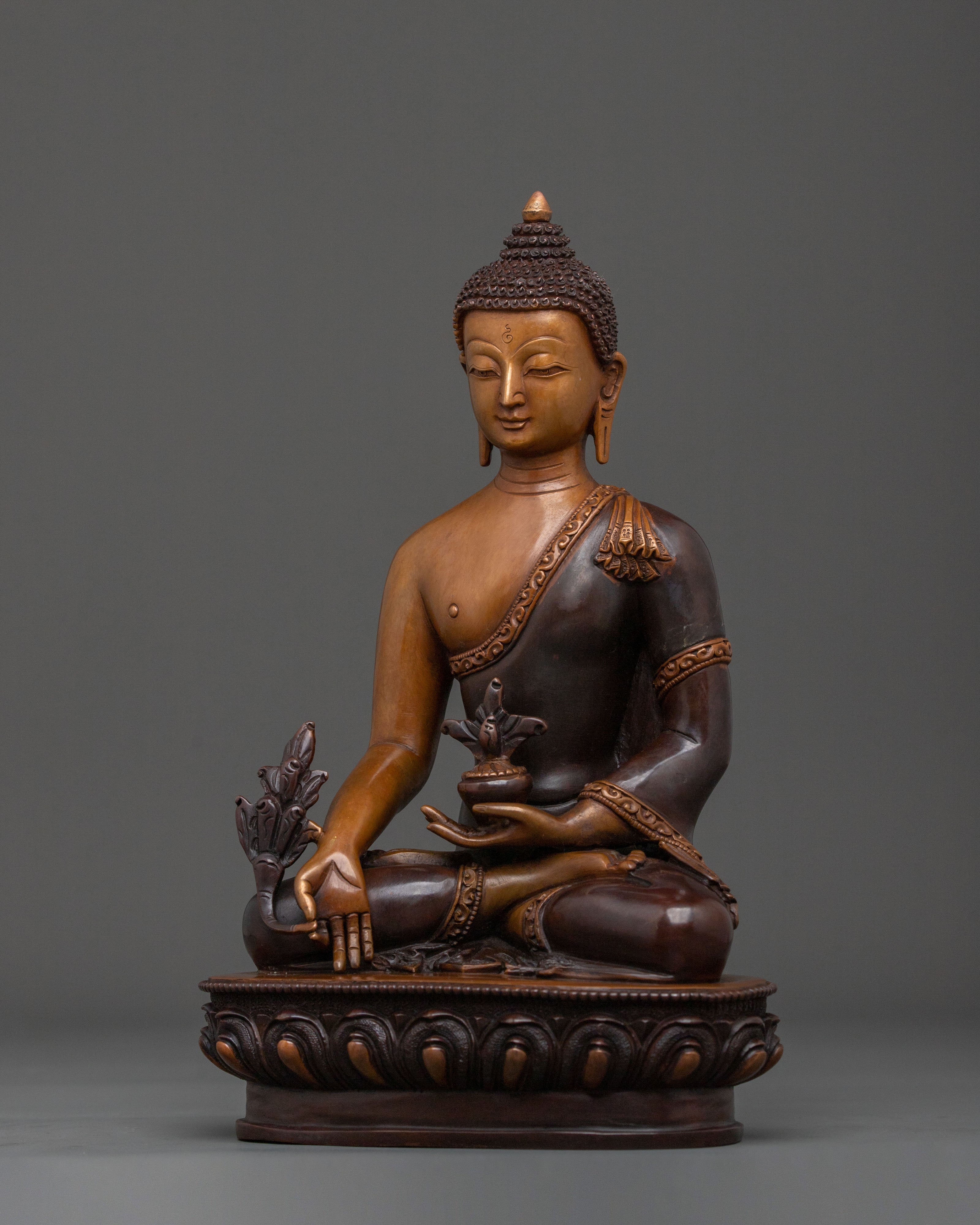 Handcrafted Medicine Buddha Figurine | Healing Deity