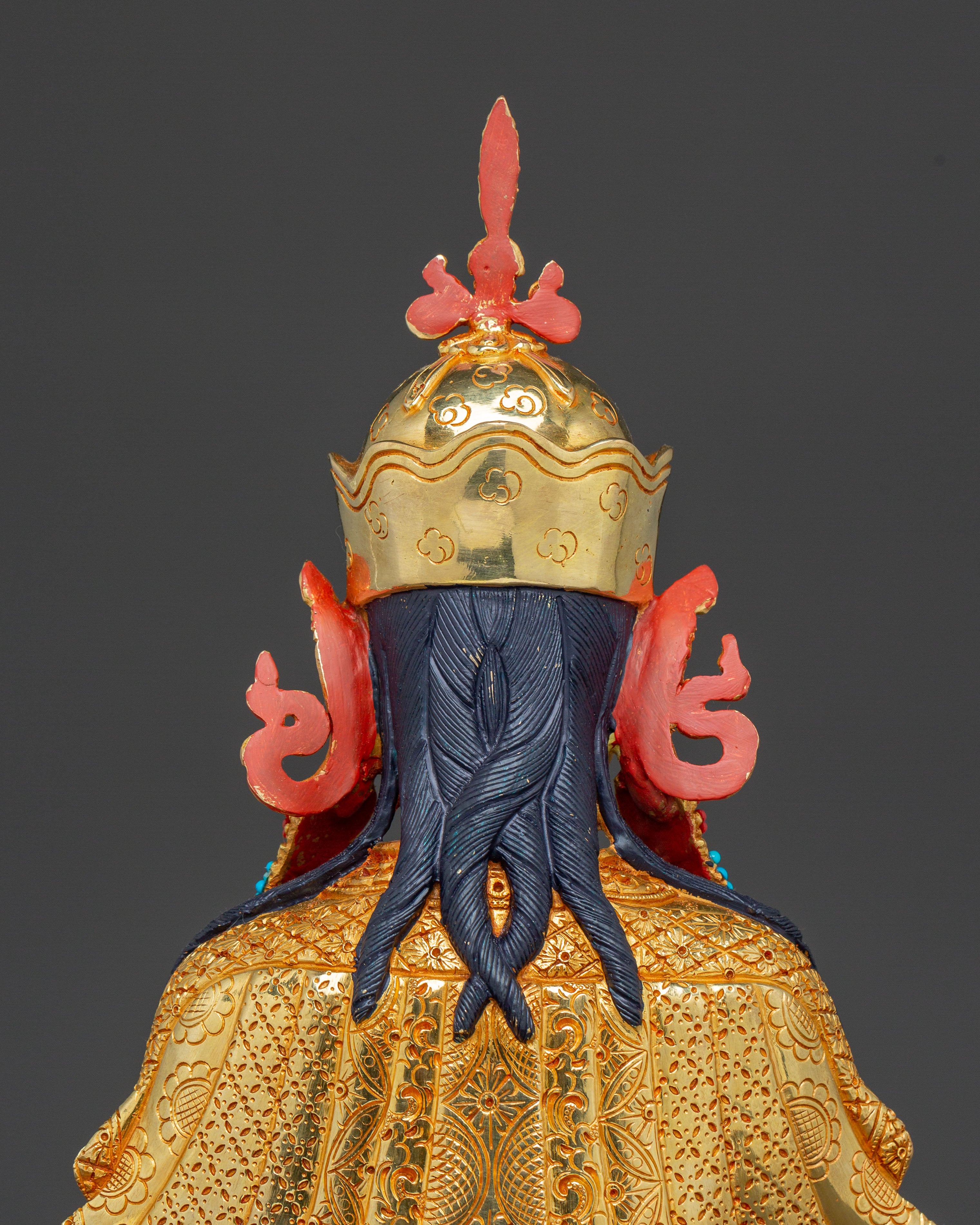 Divine Statue of Guru Tsokye Dorje: Gilded Masterpiece