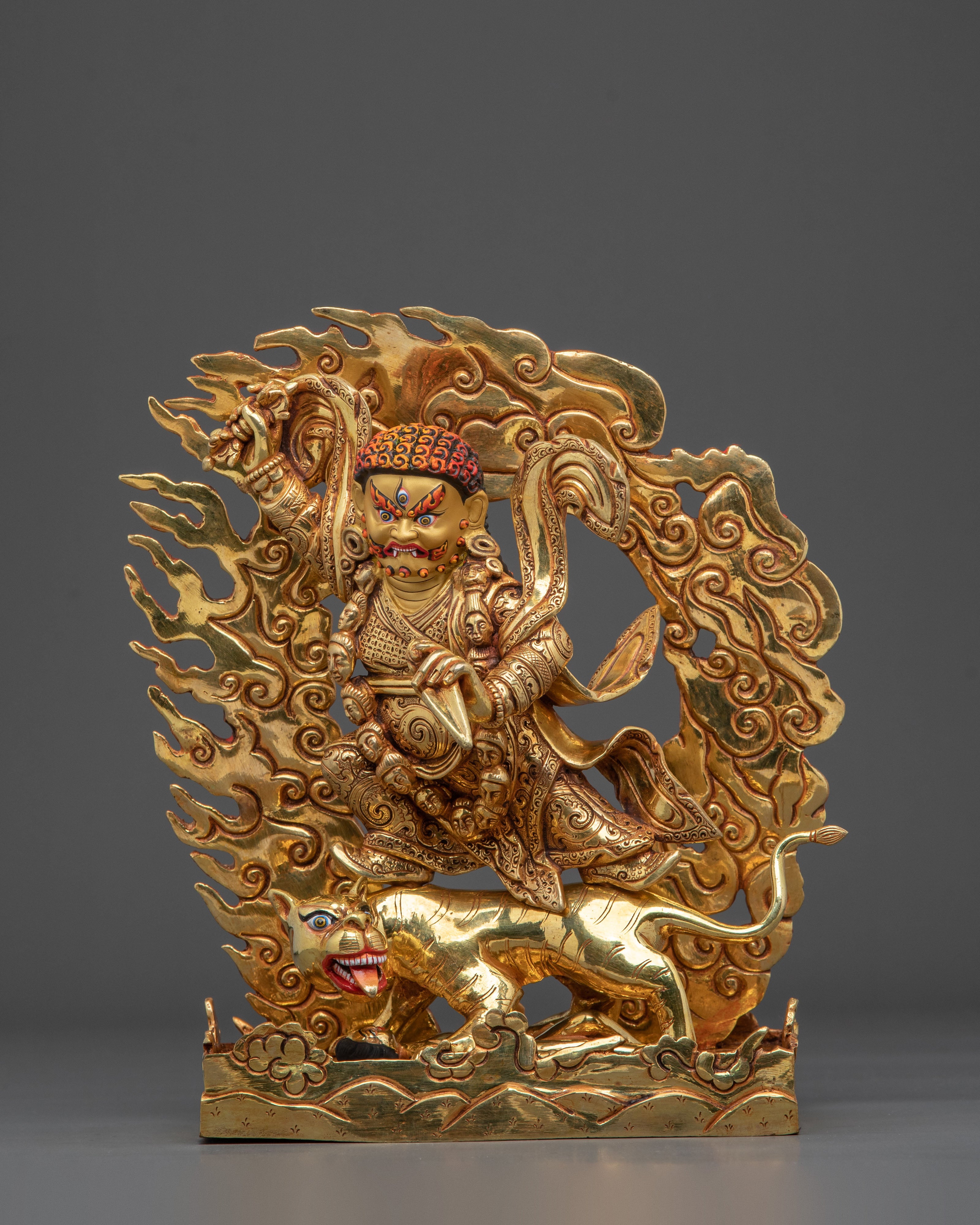 8 Manifestation of Guru Rinpoche Set with 24k Gold Glided