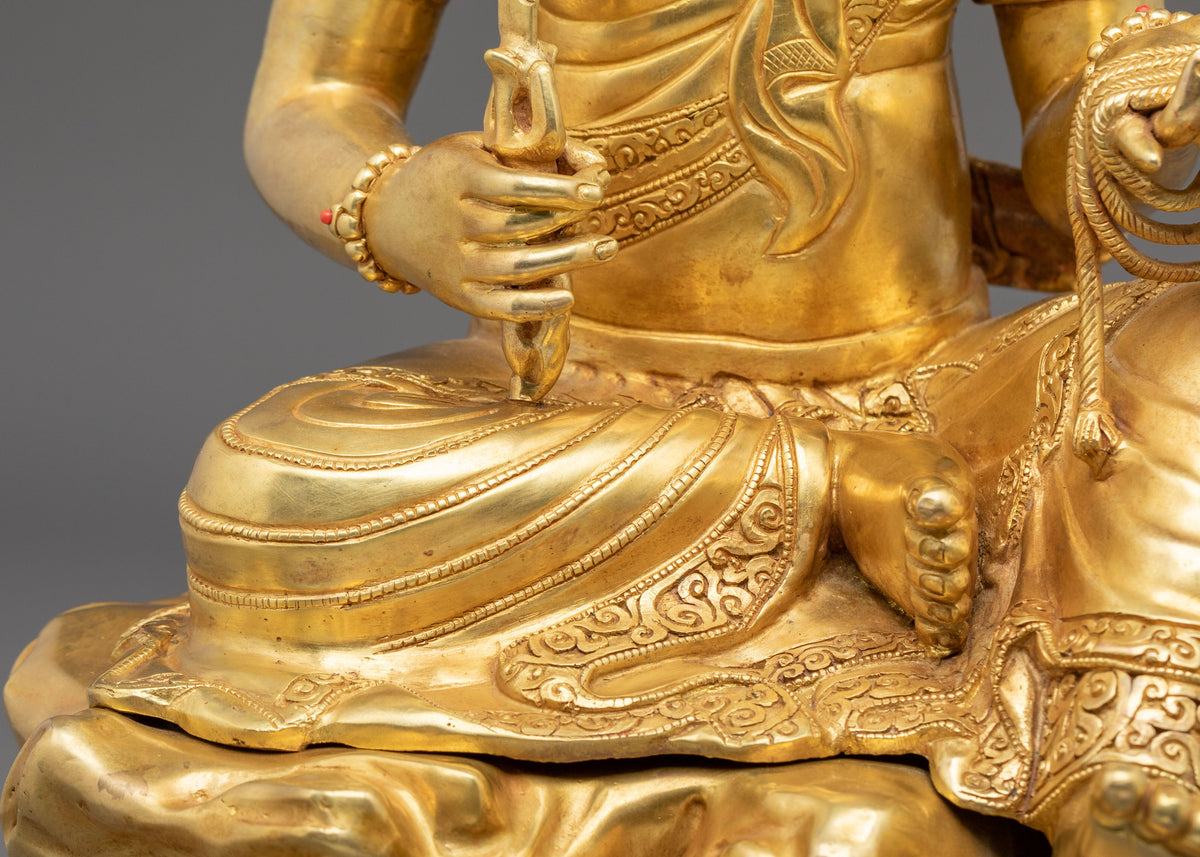 Yamraj Spiritual Statue | Handcrafted Copper Figurine for Altar