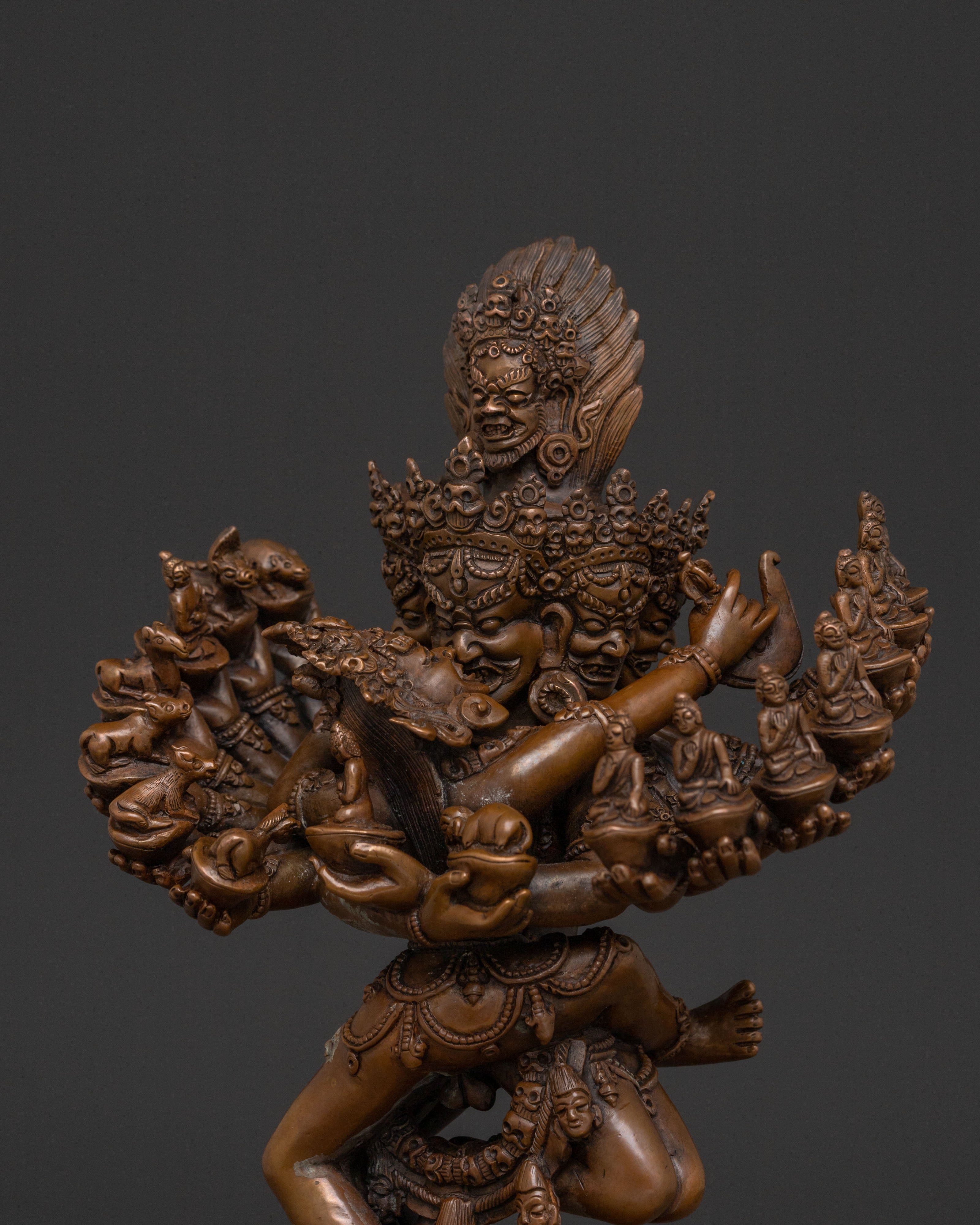 Hevajra Tantric Deity Statue | Fierce Protector of Vajrayana Wisdom