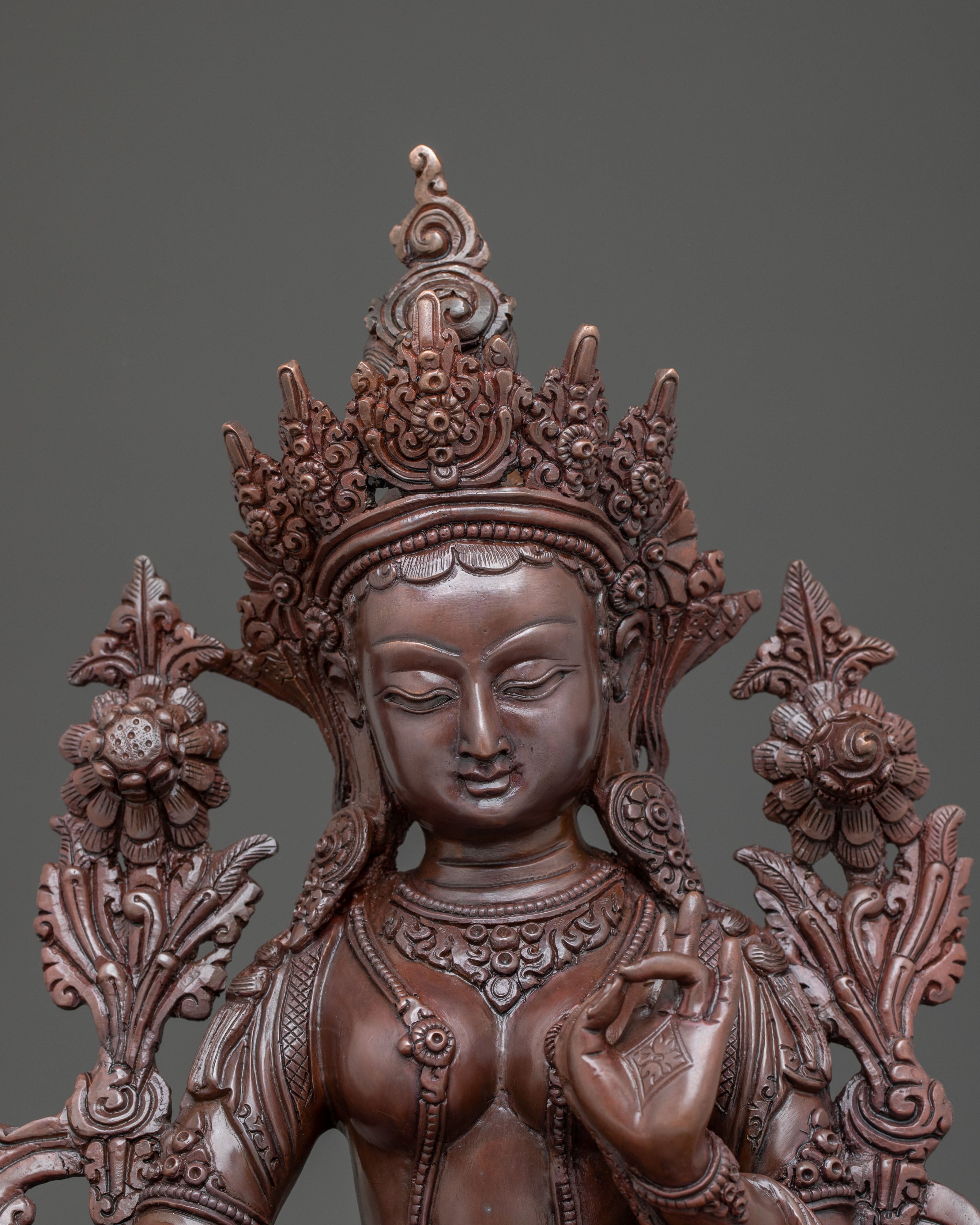 Statue of Serene Green Tara | Mother of Compassion