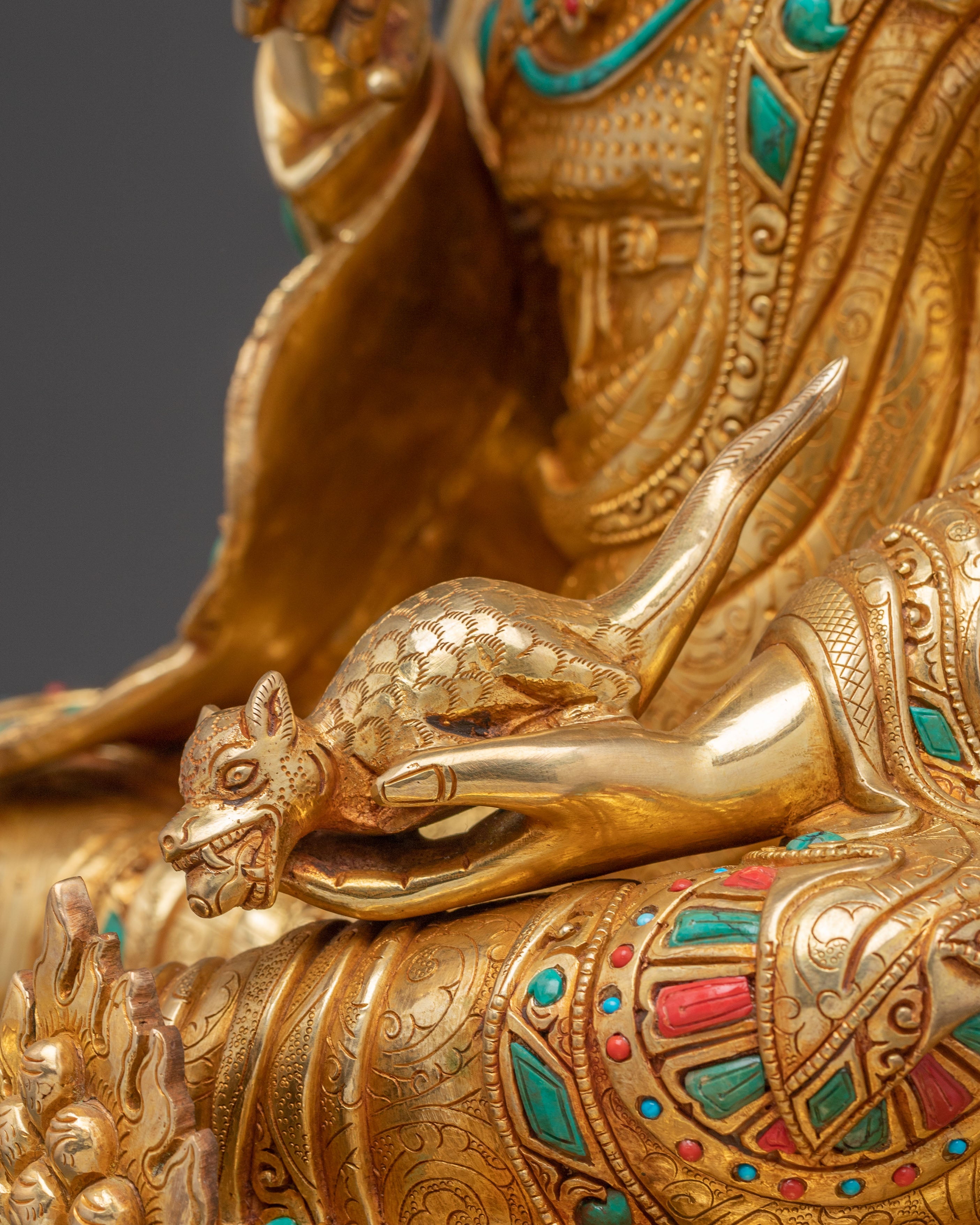 Guru Orgyen Norlha Tibetan Prosperity Statue