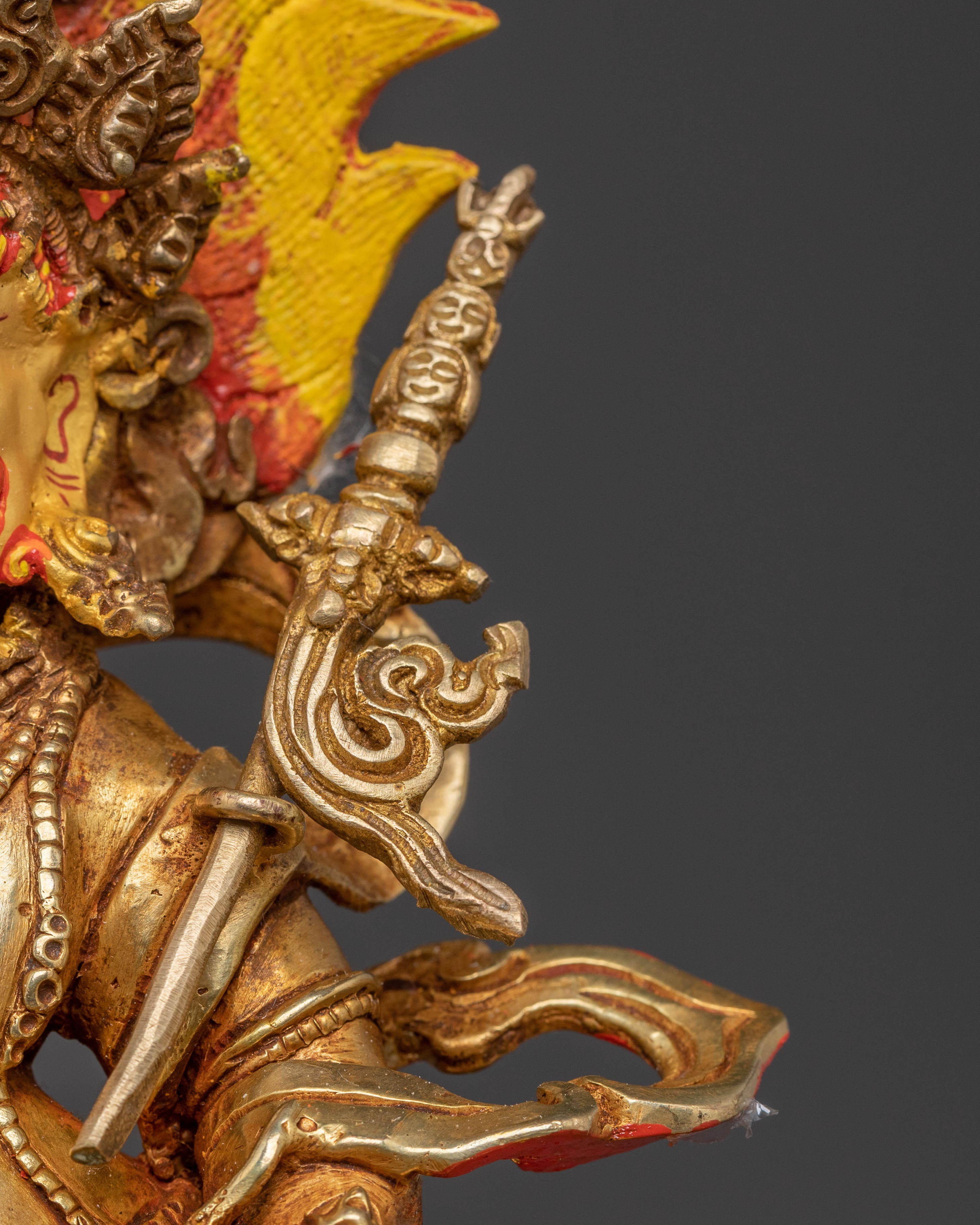 White Dzambhala Altar Statue — Spiritual Art