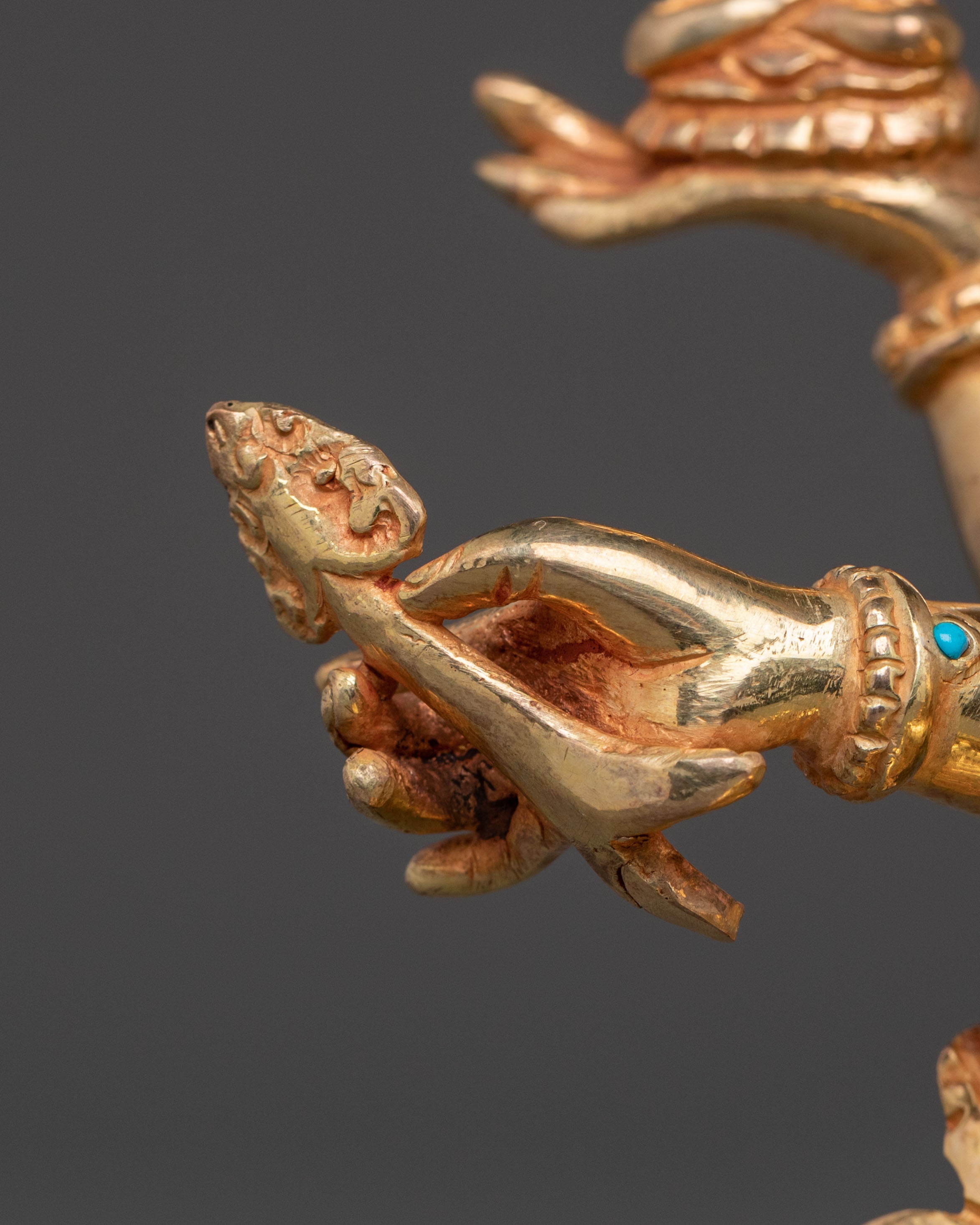 Three Face Nagyalma Statue | Tibetan Longevity Goddess