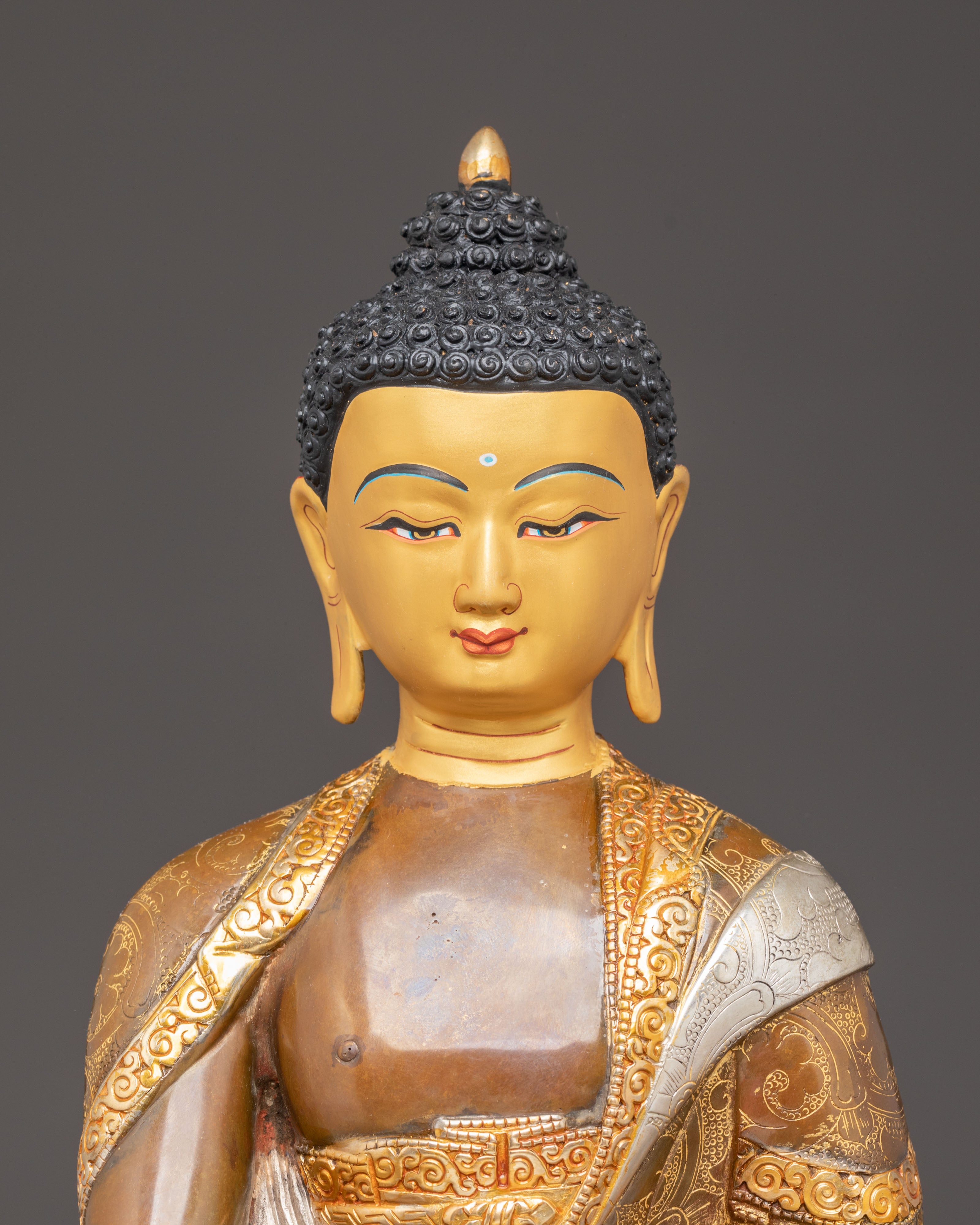 Shakyamuni Buddha, Golden Statue of Knowledge | Historical Buddha