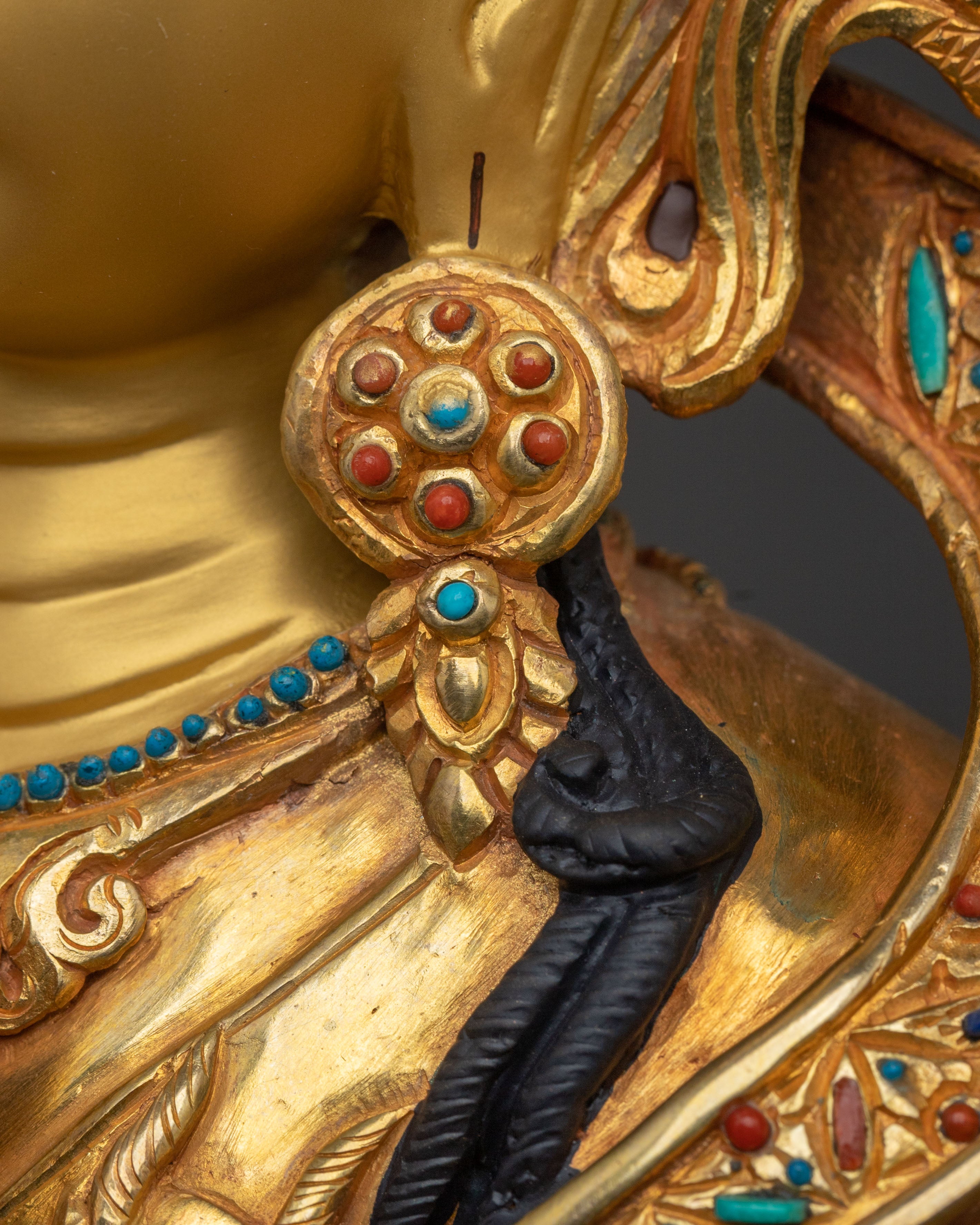Handmade Four Armed Chenrezig Sculpture | Home Decor