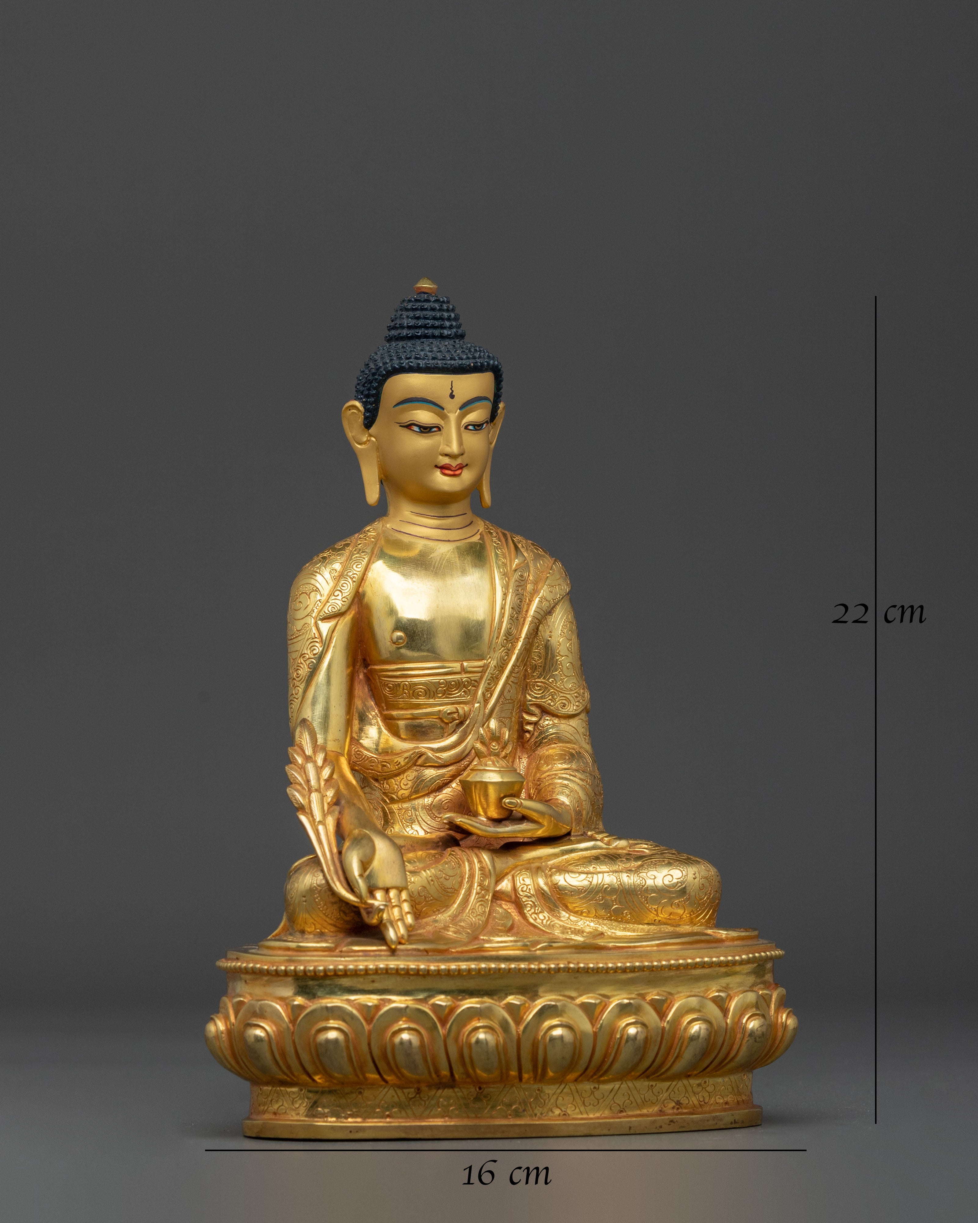Medicine Buddha Tibetan Buddhist Statue | Healing Buddha of Compassion
