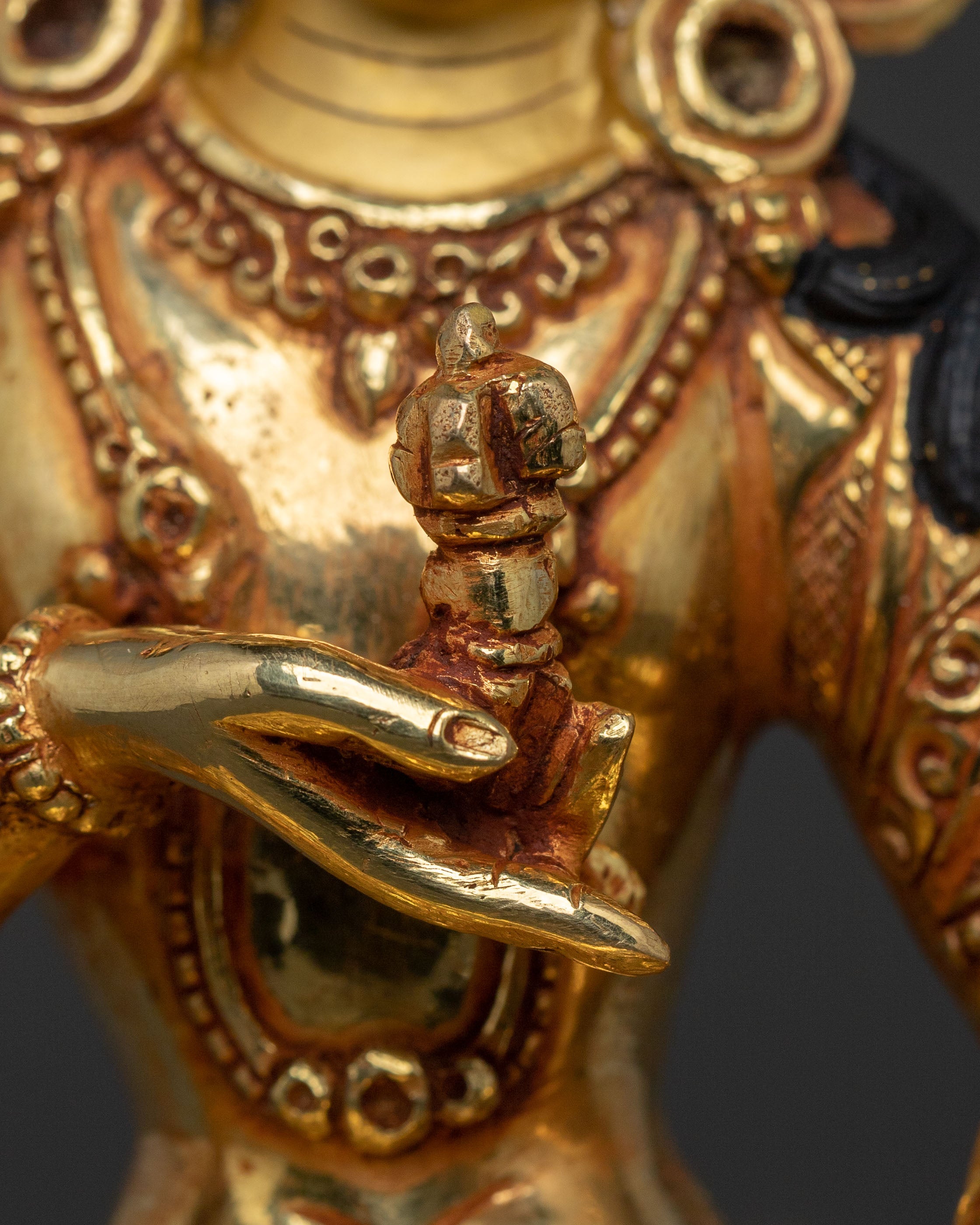 Statue of Vajrasattva Seated on Throne | Symbol of Purification