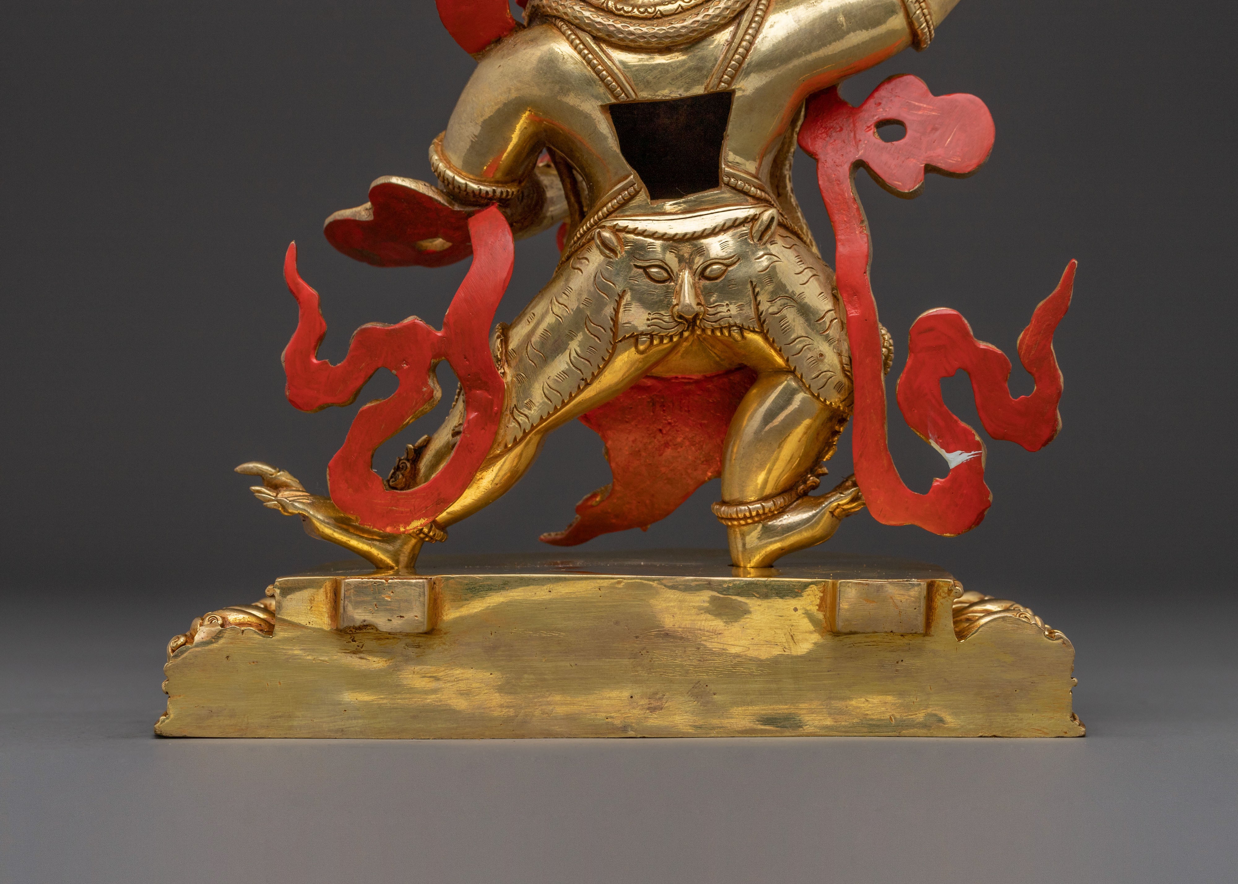Vajrapani Bodhisattva — Hand-Gilded Copper Sculpture