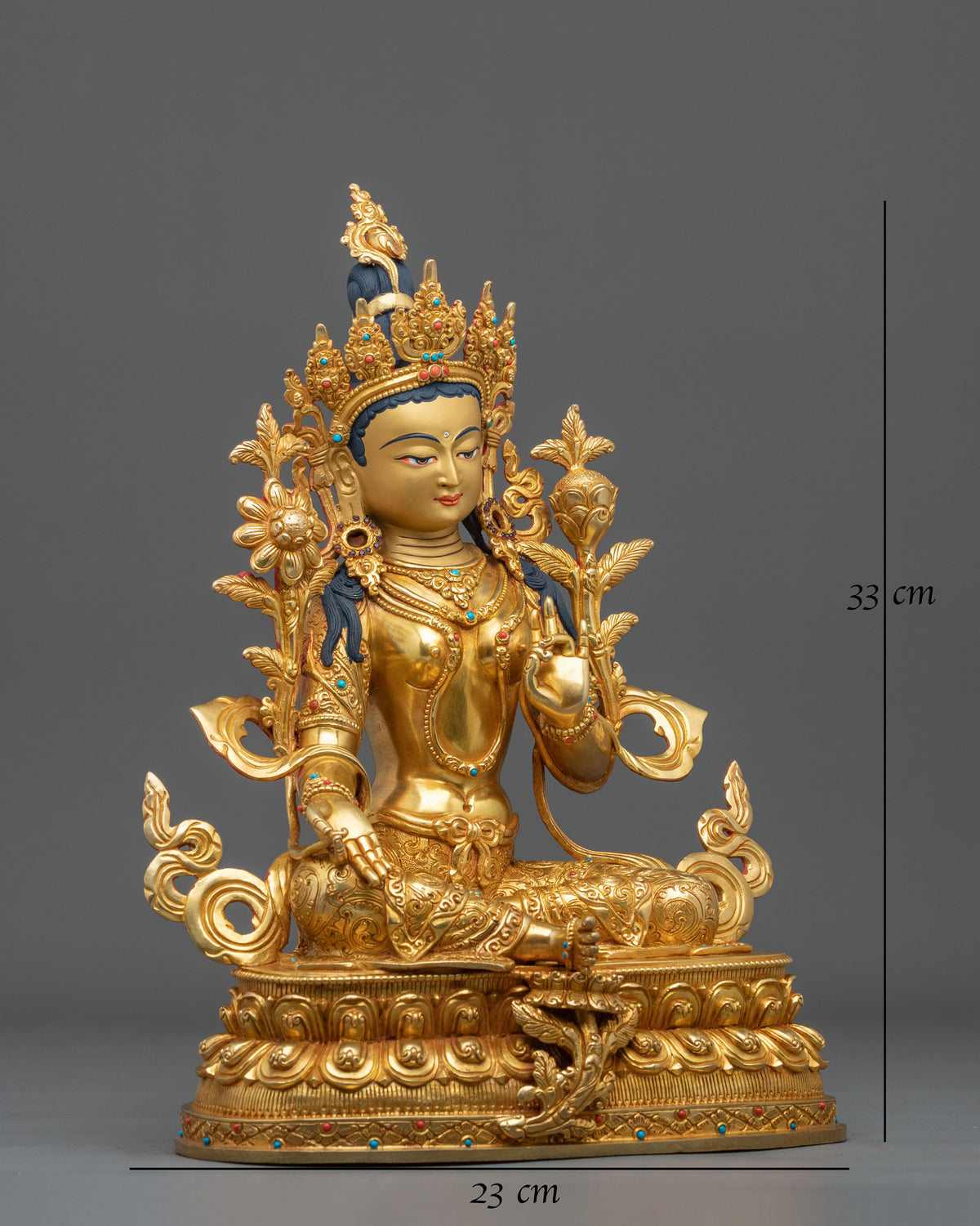 Green Tara Sculpture | Swift Guardian of the Buddhist Path