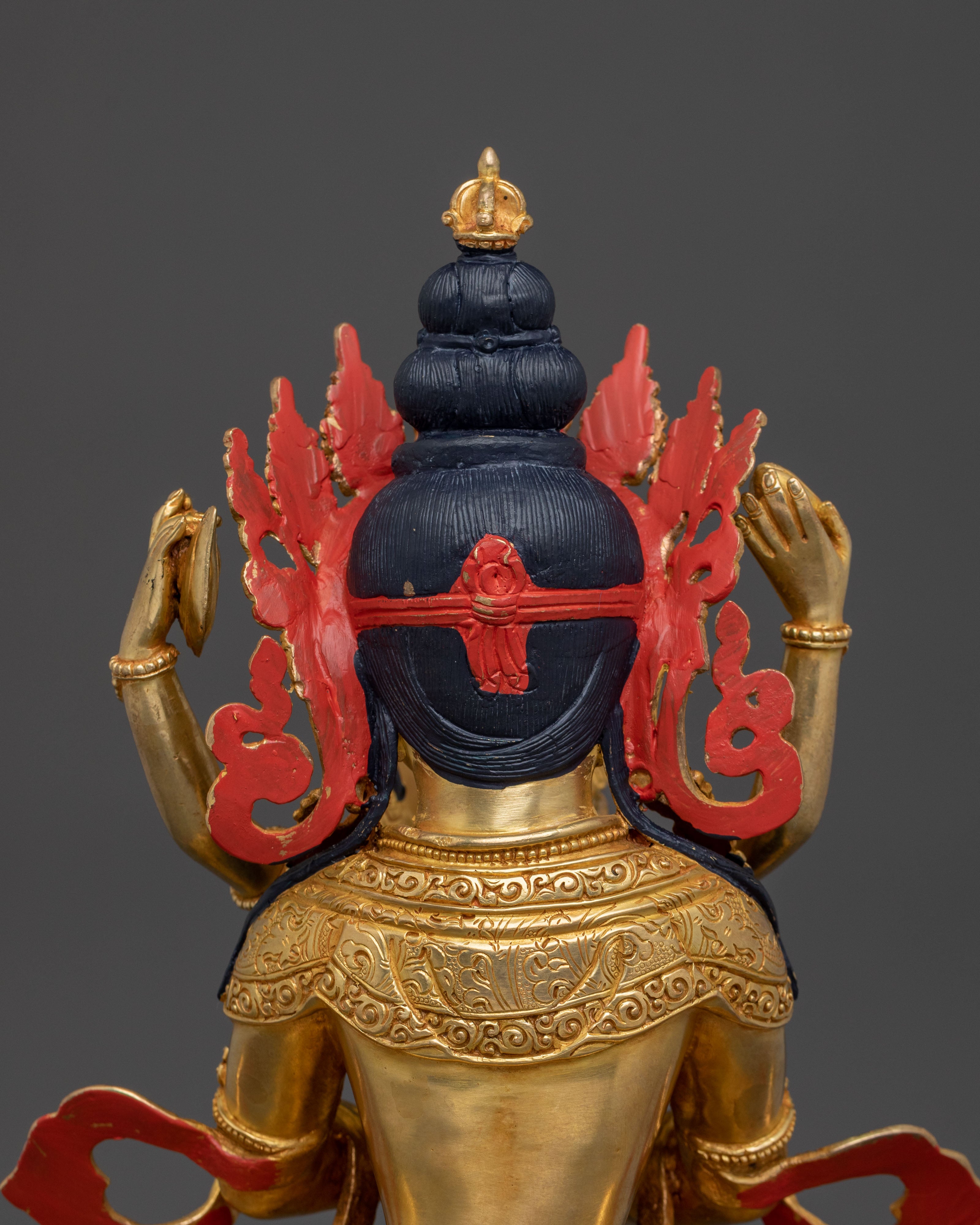 Handcrafted Vajradhara With Consort Statue | Buddhist Decor