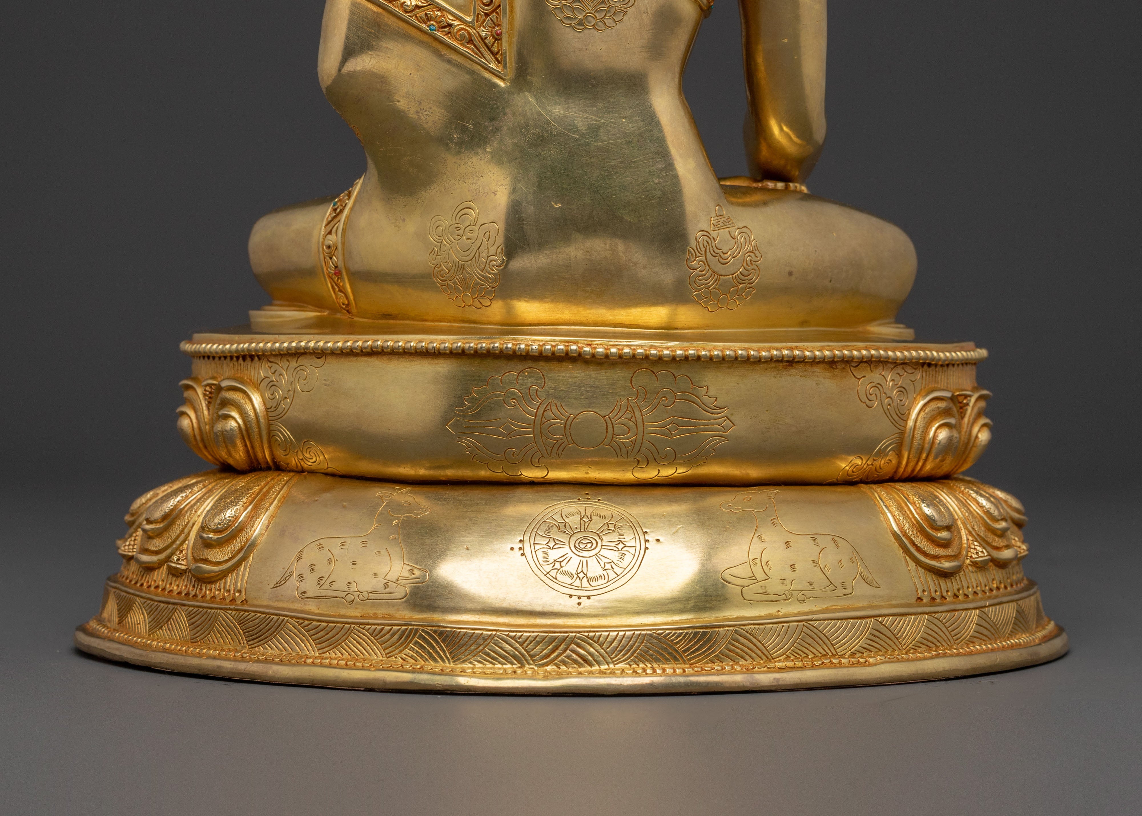 Shakyamuni Buddha Golden Statue | Sacred Decor
