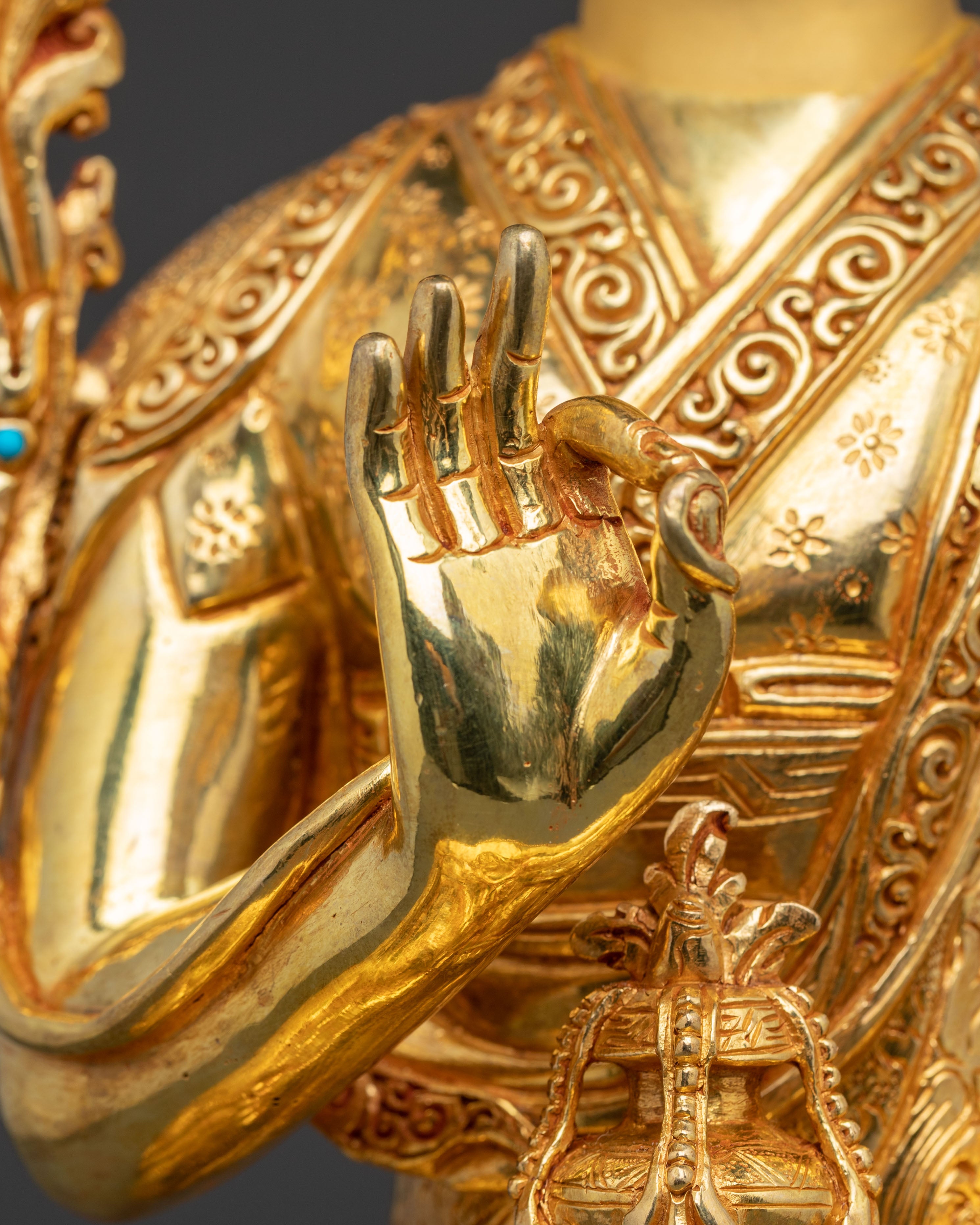 Statue of Master Tsongkhapa | Traditional Tibetan Philosopher