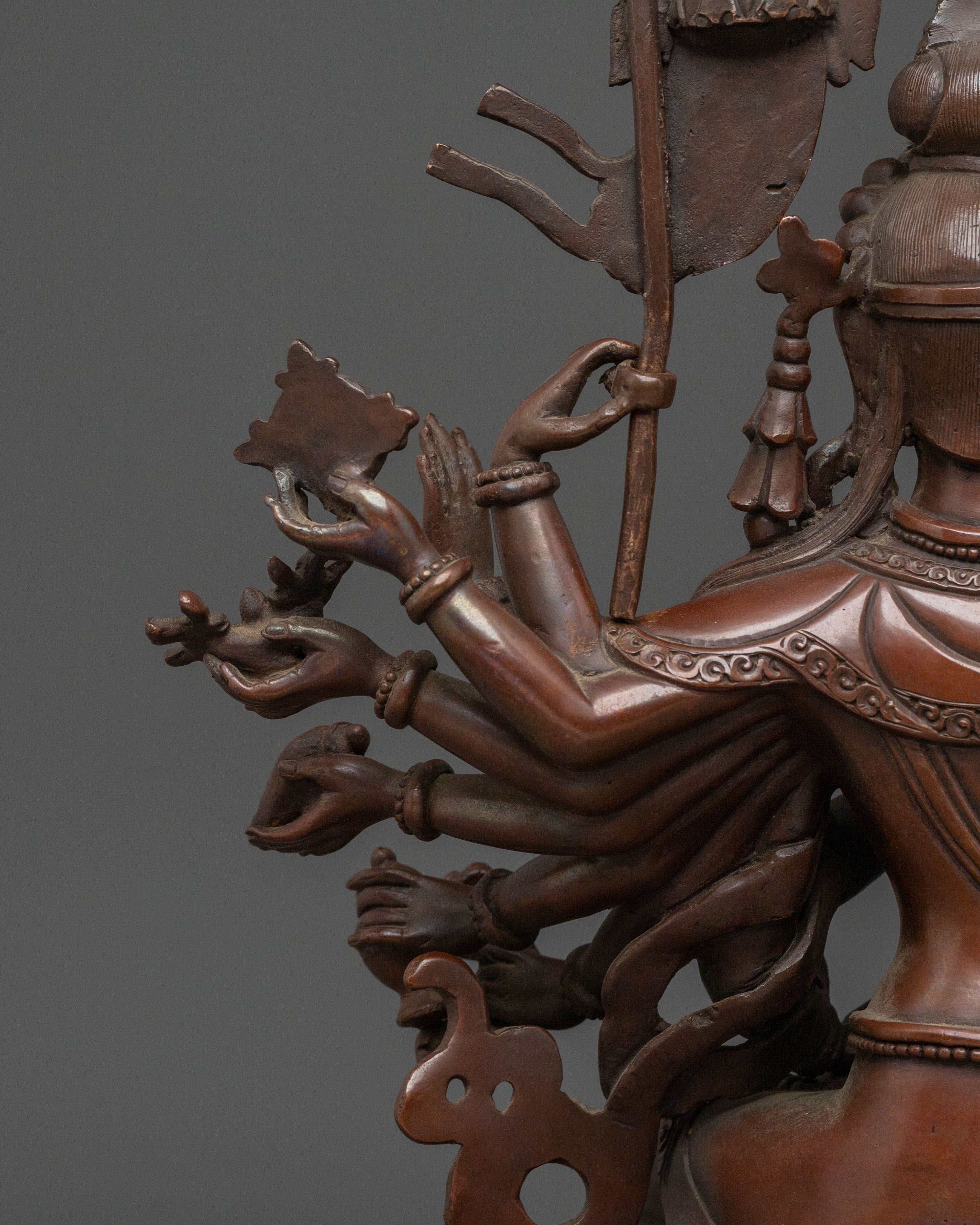 Chundi Oxidized Sculpture | Altar Home Decor