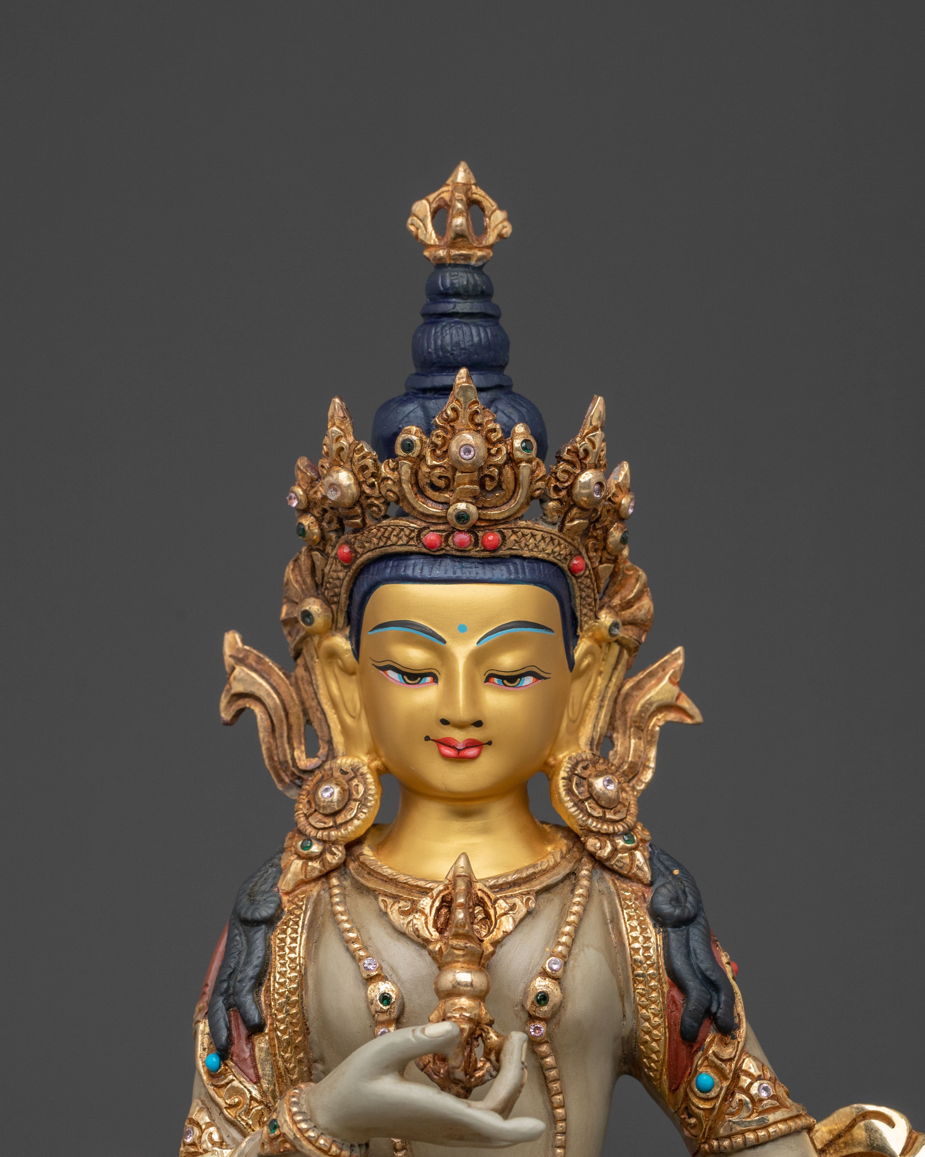 Handmade Vajrasattva Figurine | Purification Deity