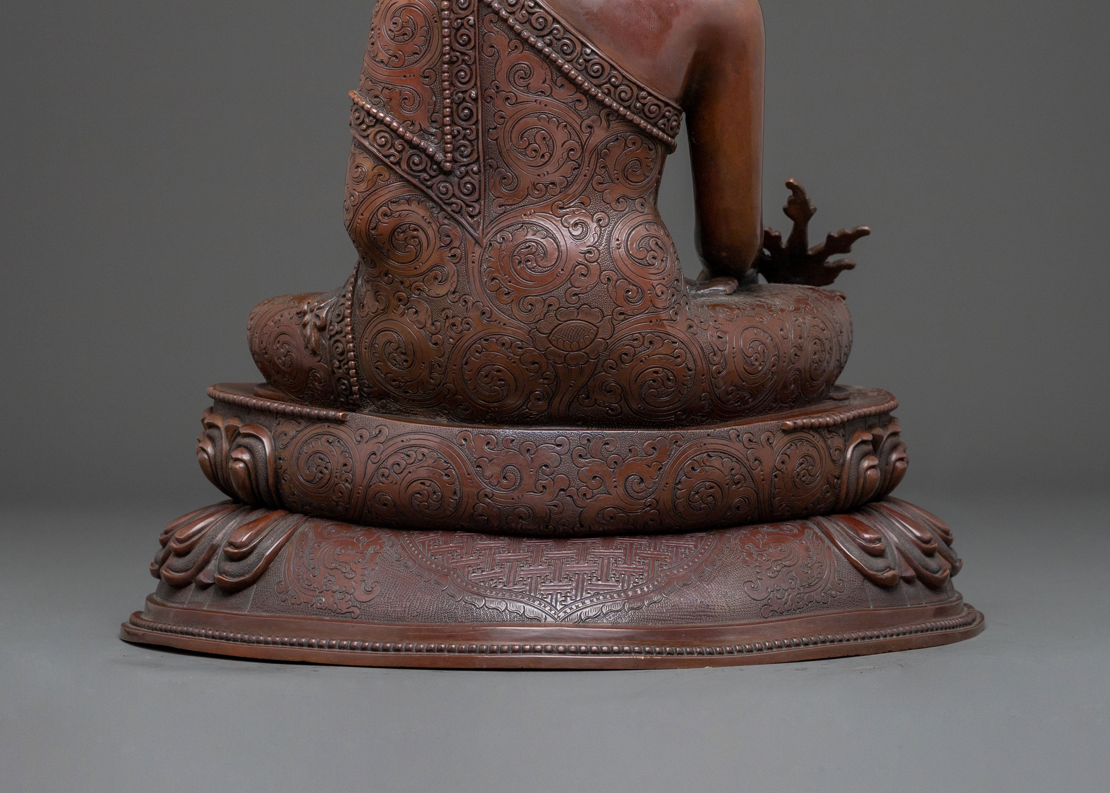 Handcrafted Medicine Buddha Statue: Spiritual Healing