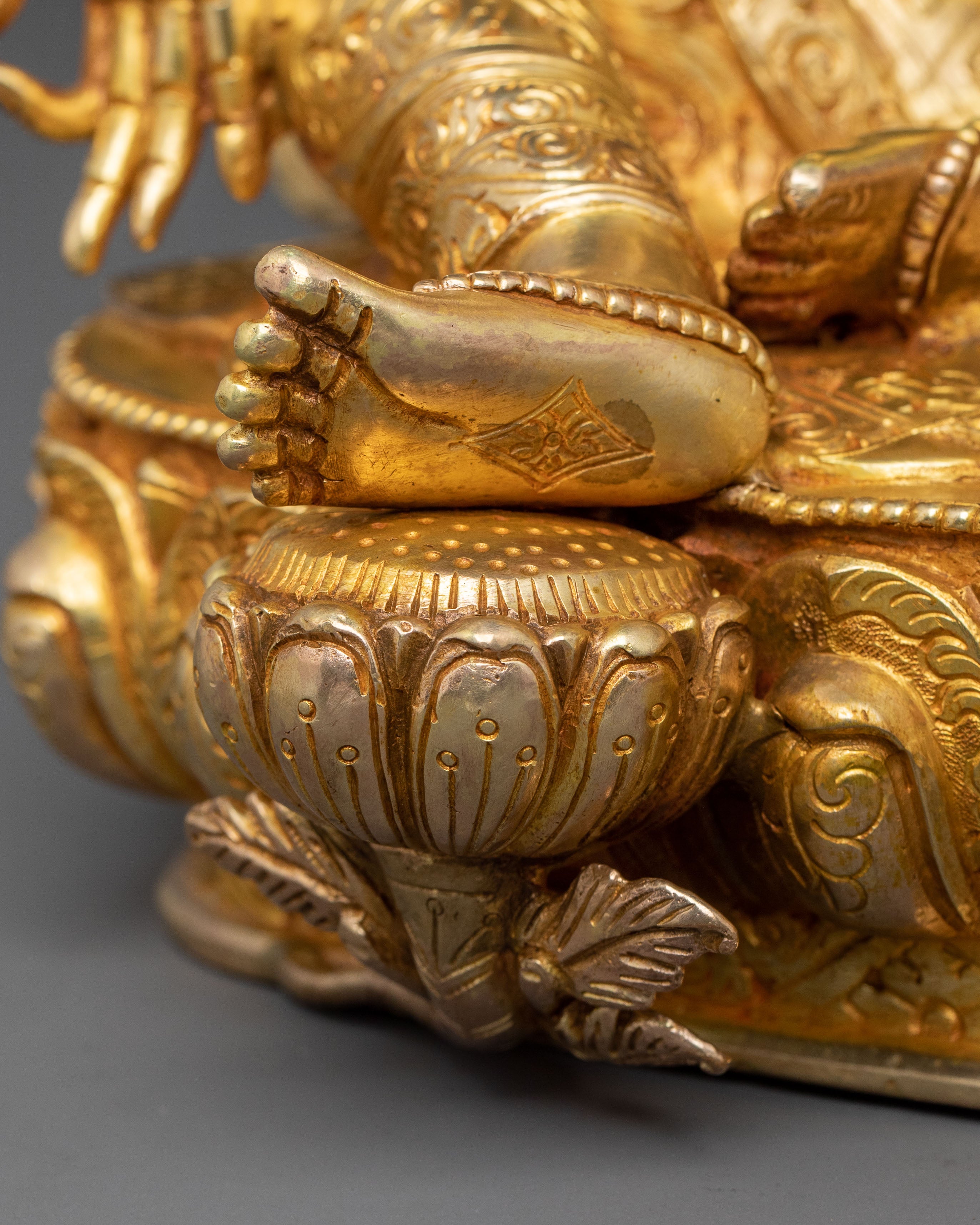 Green Tara Buddhist Statue | Sacred Figure