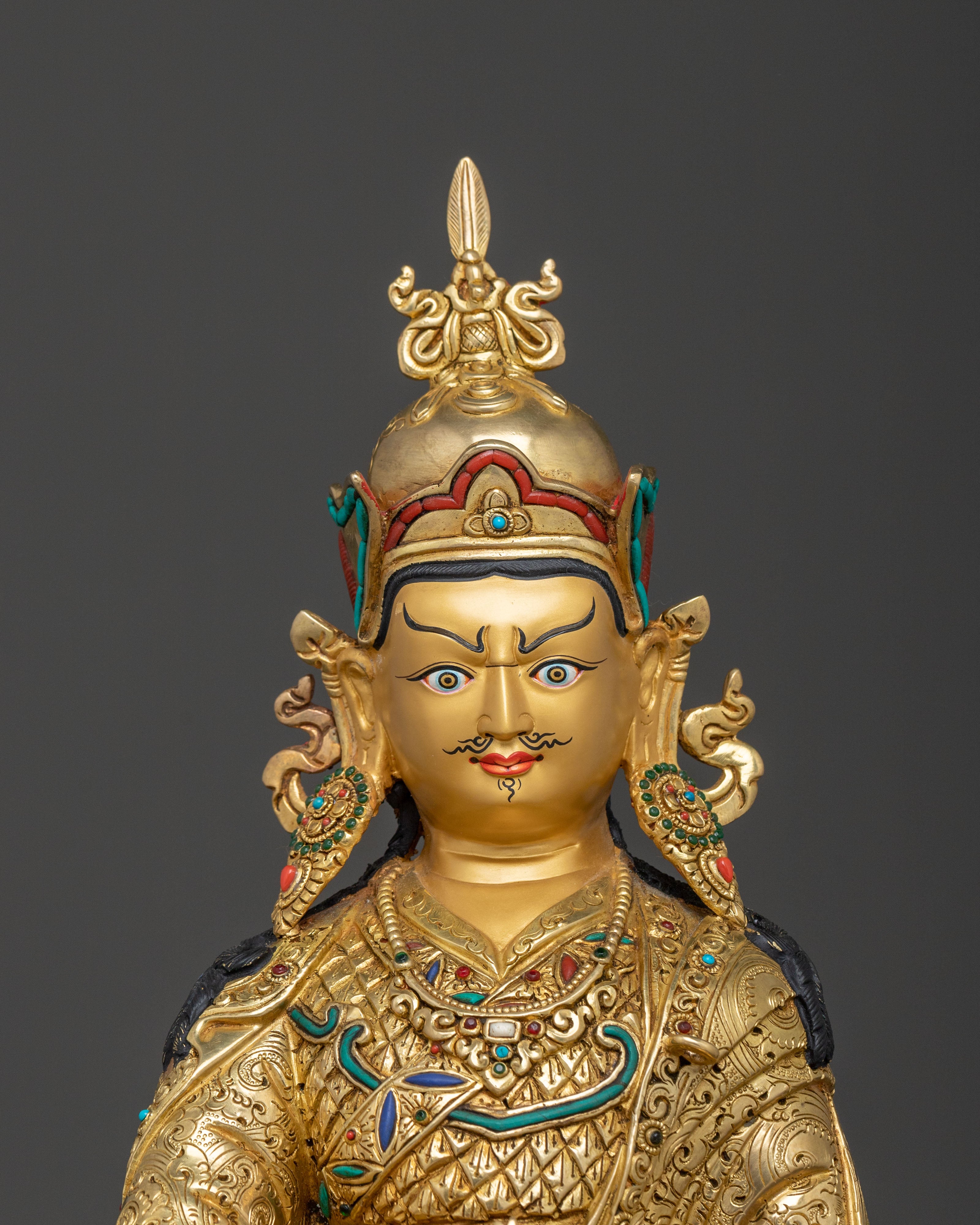 Lotus Born Guru Rinpoche Icon | Lotus-Born Master and Tantric Guru