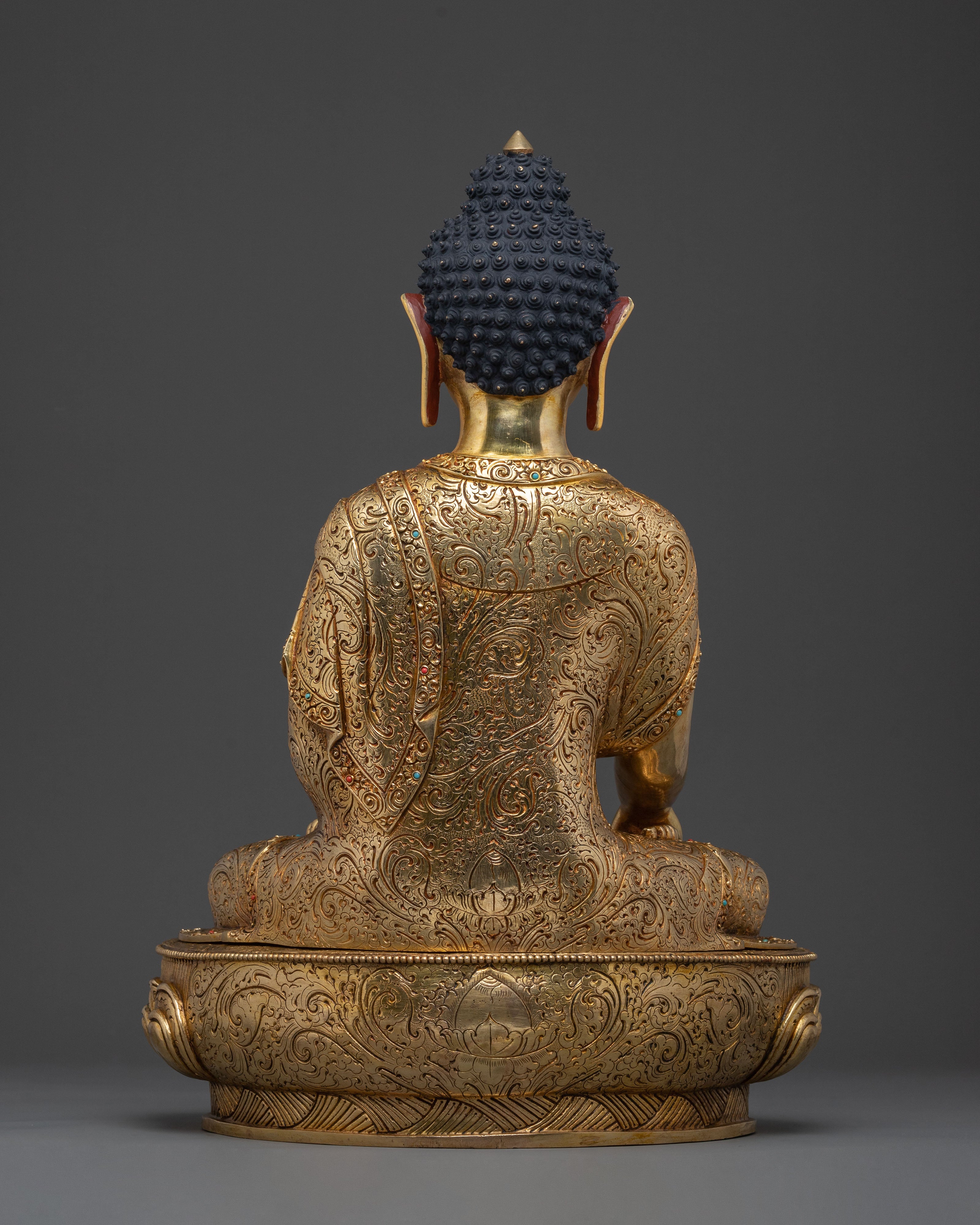 Golden Shakyamuni Buddha Statue | Dharma Teacher
