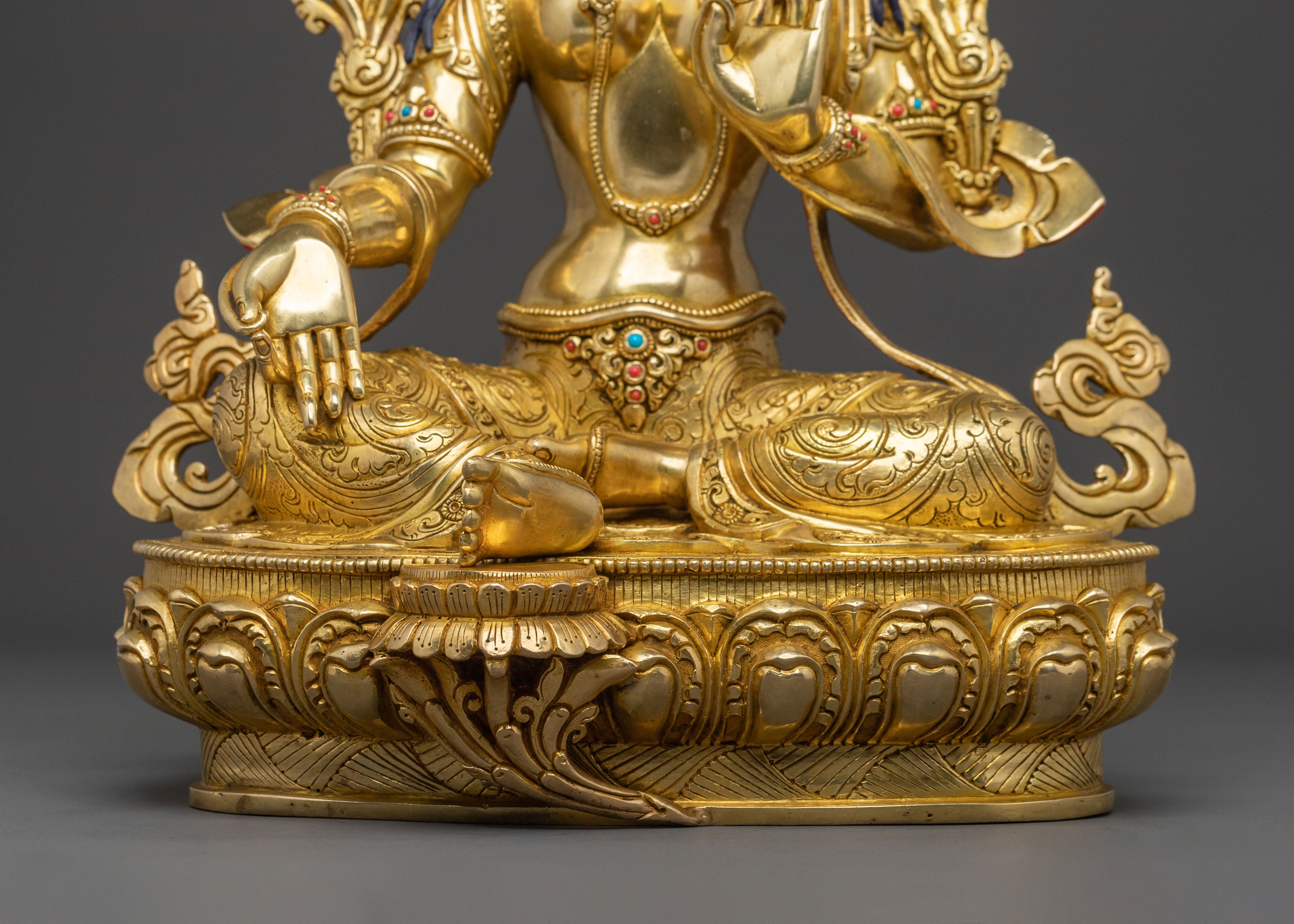 Mother Green Tara Statue | Tibetan Buddhist Guardian