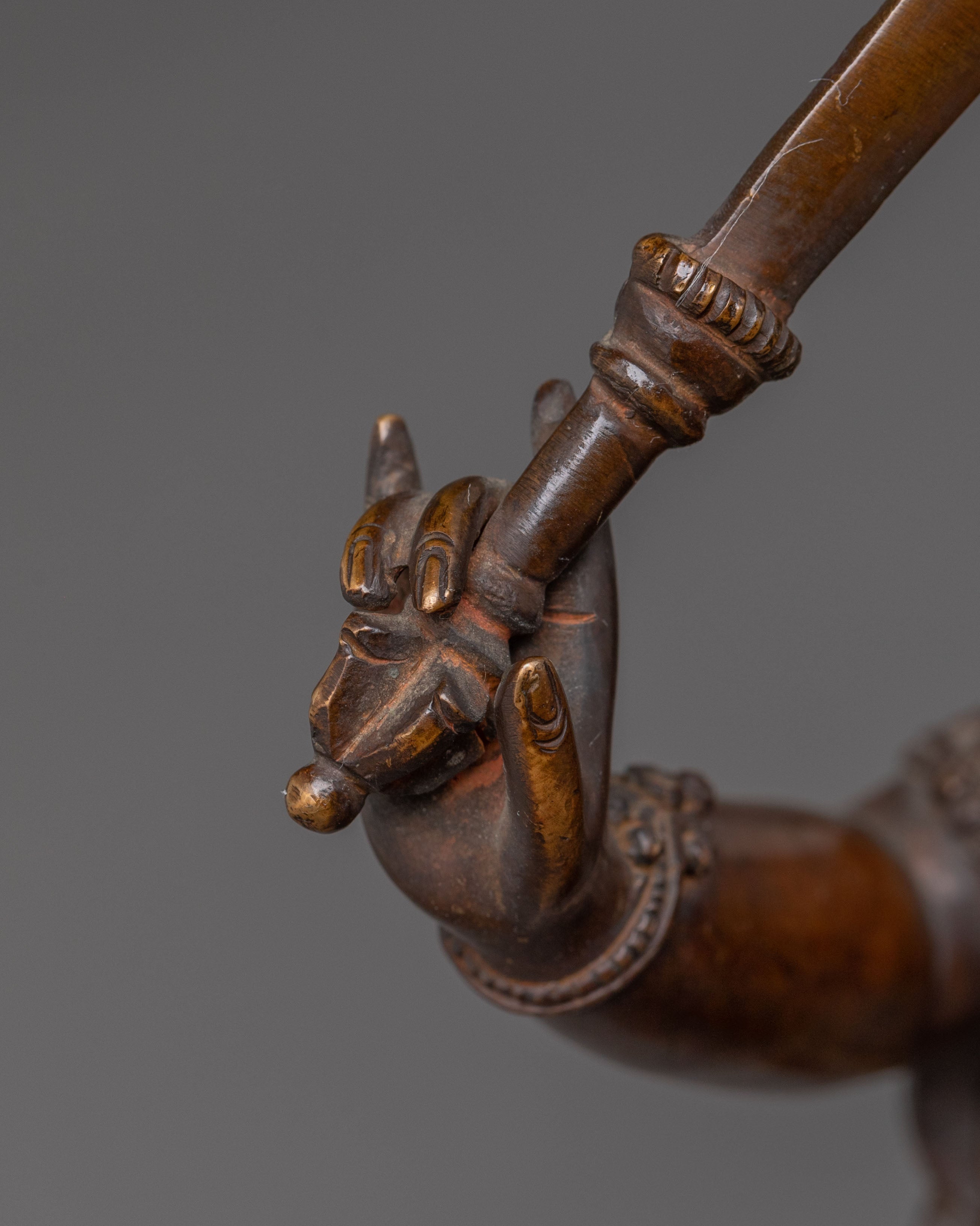 Handcrafted Manjushri Statue of Power and Wisdom