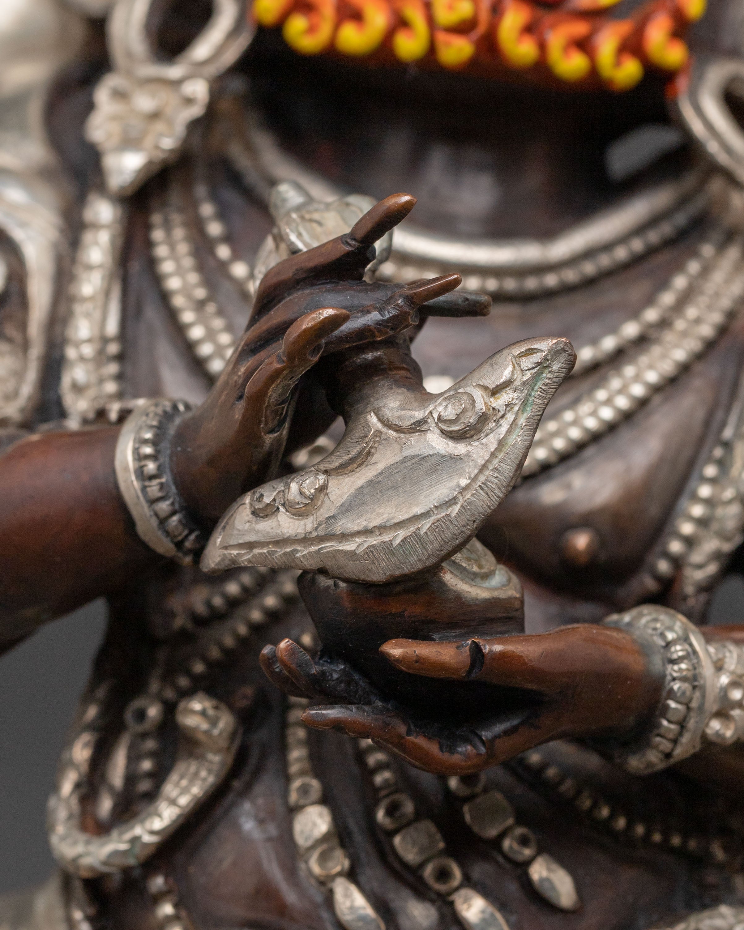 4 Armed Mahakala Statue for Spiritual Spaces