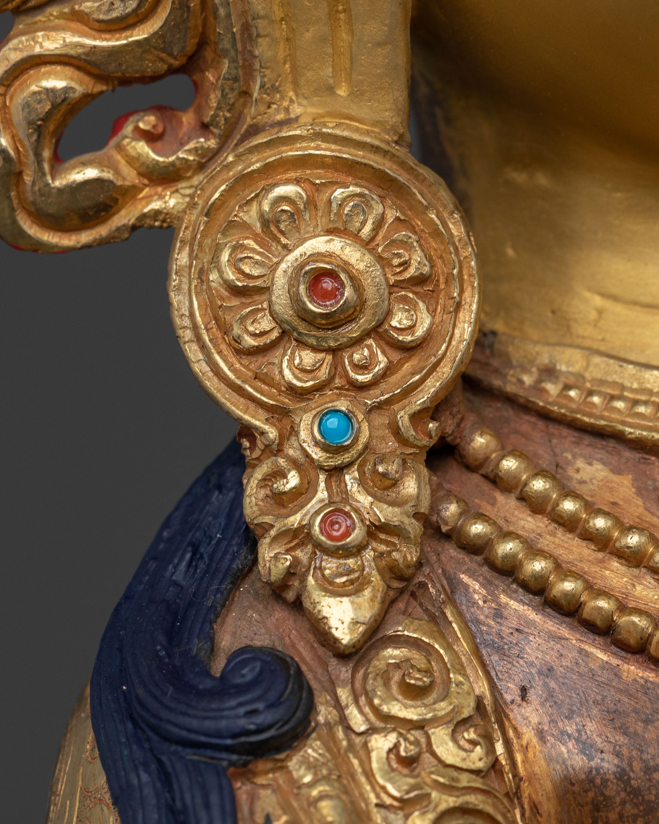 White Tara Sacred Feminine Statue | 24K Gold Gilded