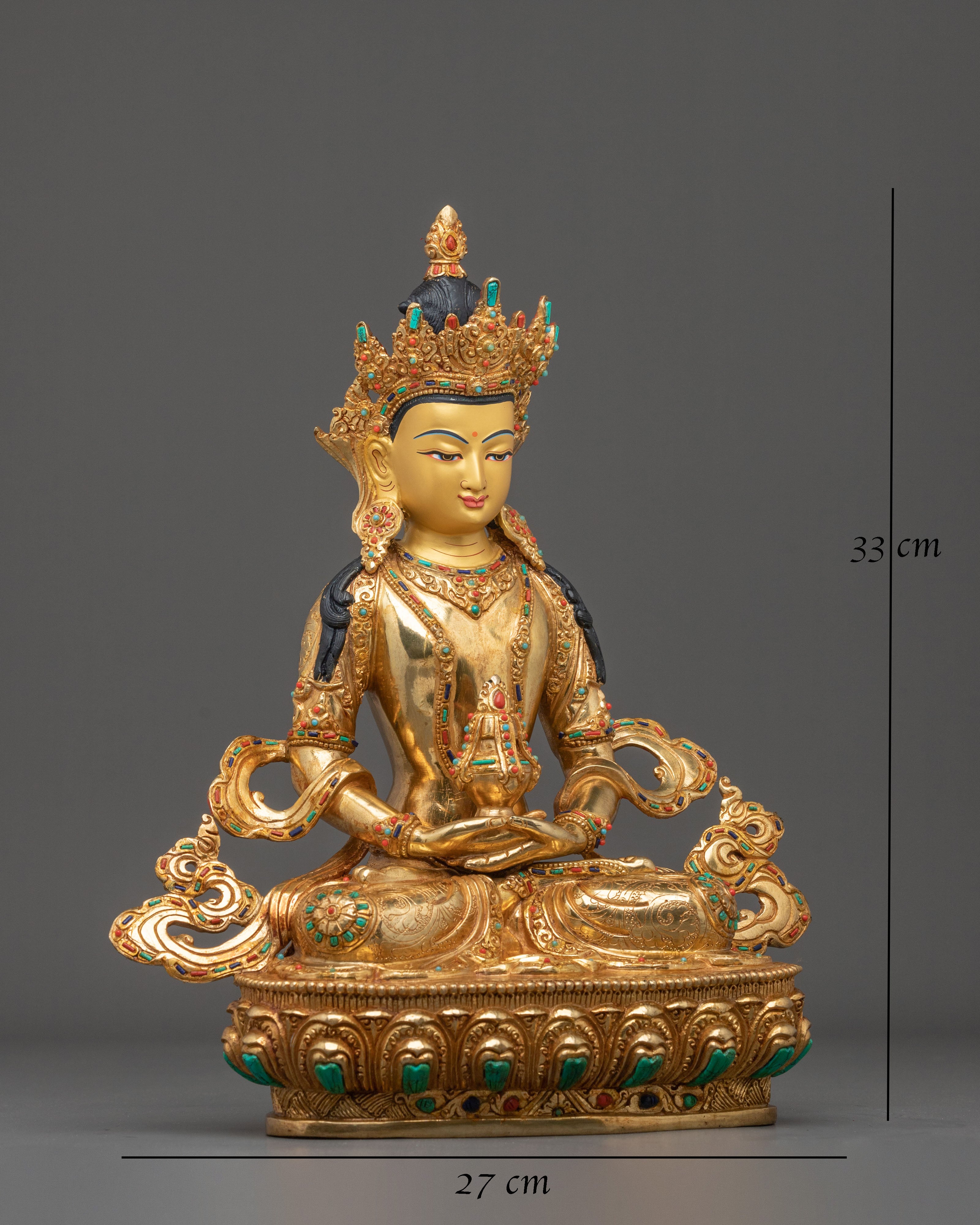 Amitayus Vajrayana Sacred Figure: Buddha of Longevity
