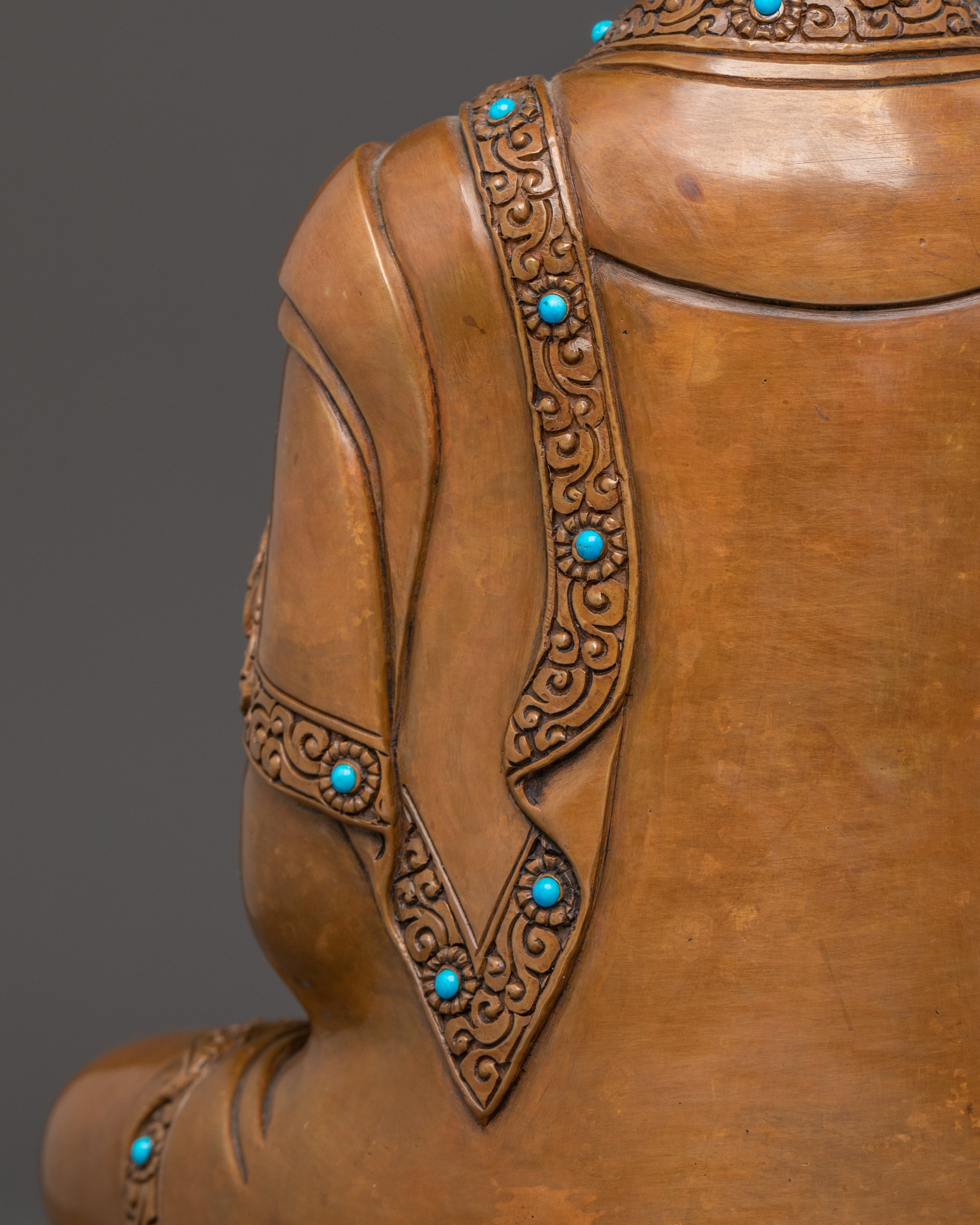 Handmade Statue of Amitabha Buddha for Altar Decor