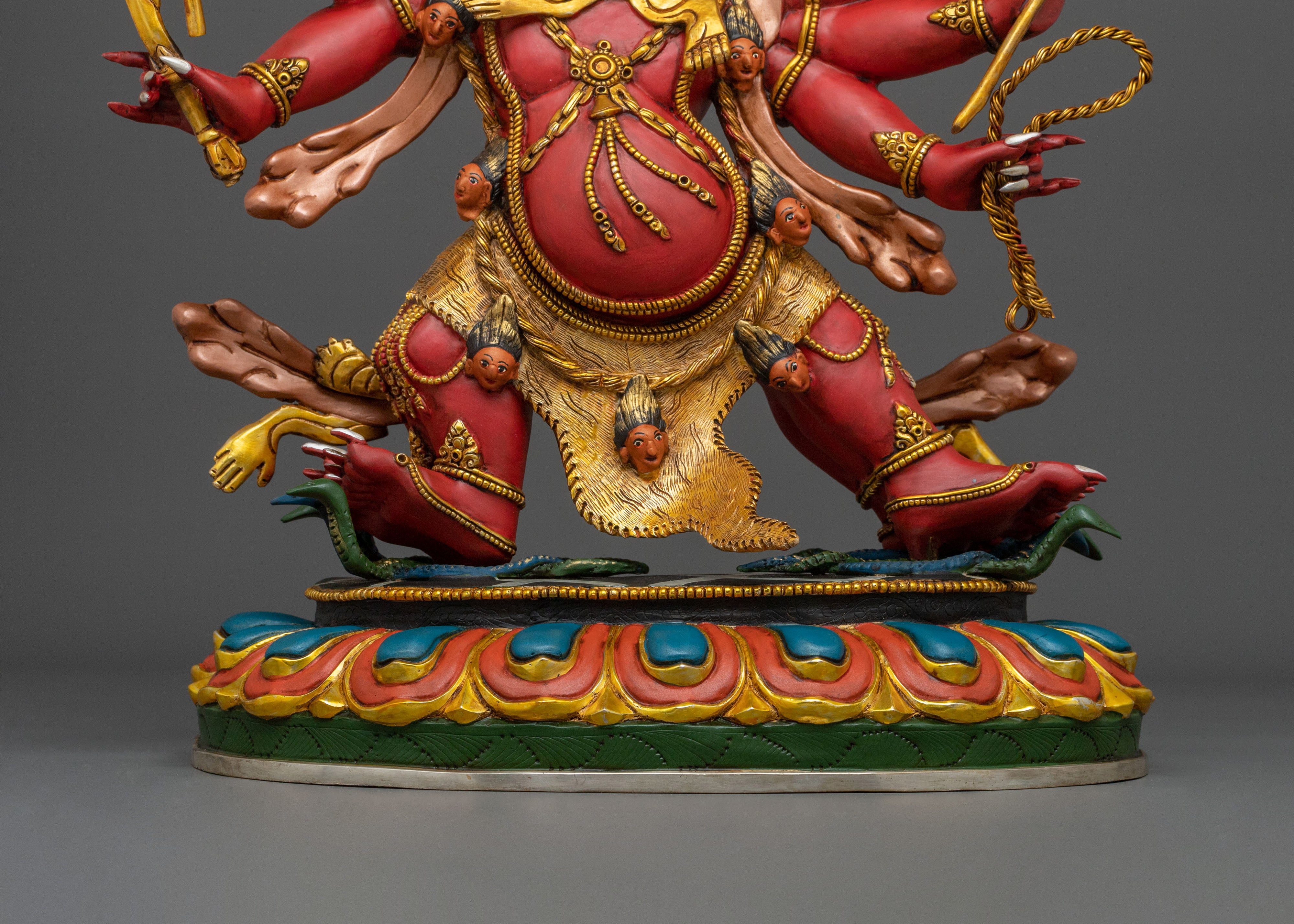 Heyagriva Divine Figurine | 24K Gold Gilded Protector