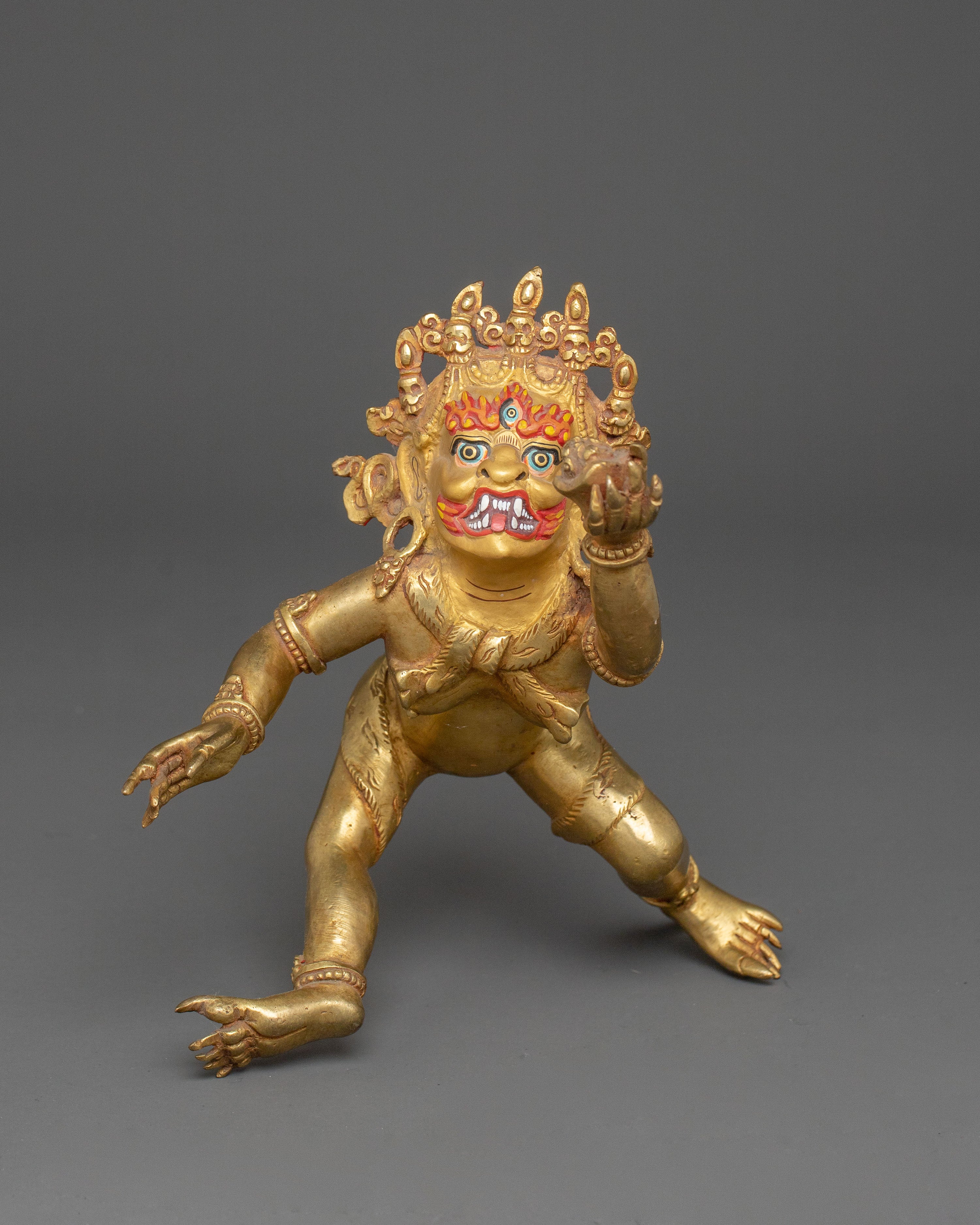 Yama Dharmaraja Fierce Wisdom Statue | Wrathful Deity