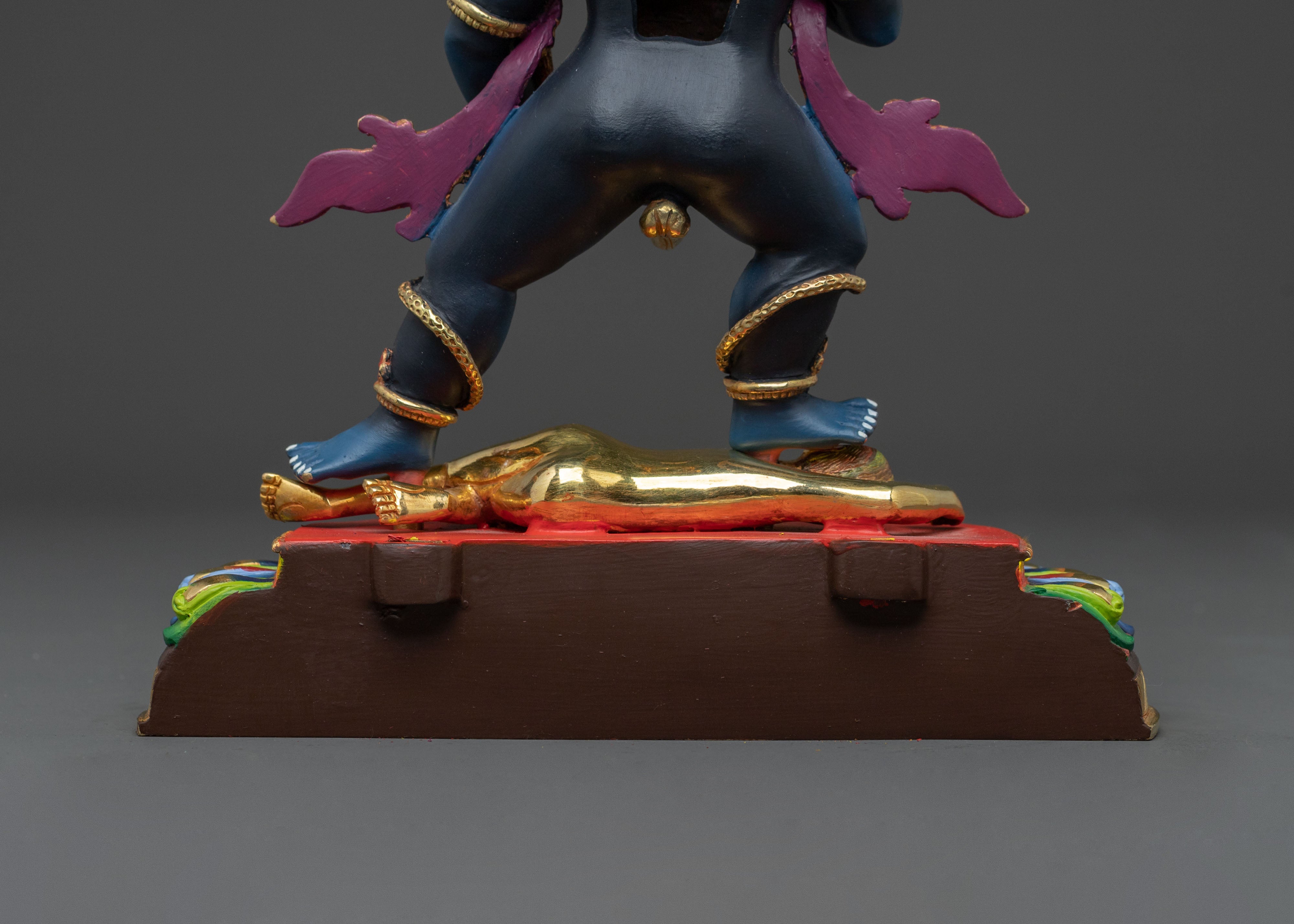 Handcrafted Black Dzambhala Statue | Wealth Deity